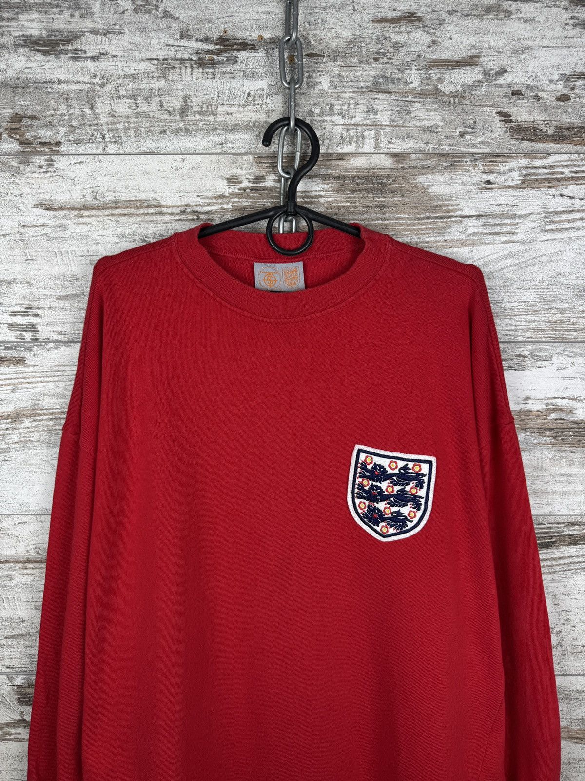 Vintage England National Team 1966 world cup sweatshirt long-sleeve Size US XL / EU 56 / 4 - 2 Thumbnail