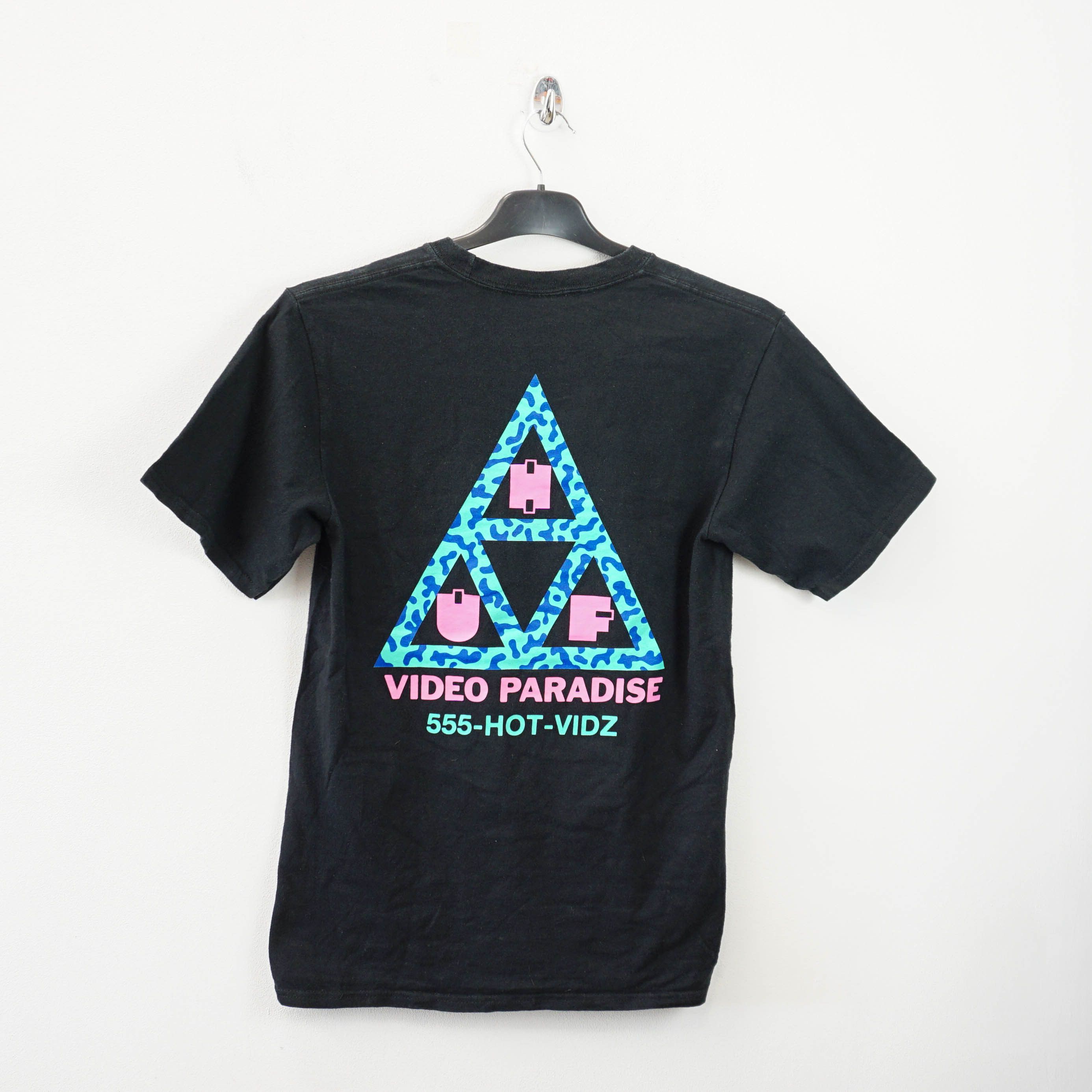 Huf Video Paradise 555-Hot-Vidz Graphic Tee Size US S / EU 44-46 / 1 - 3 Thumbnail