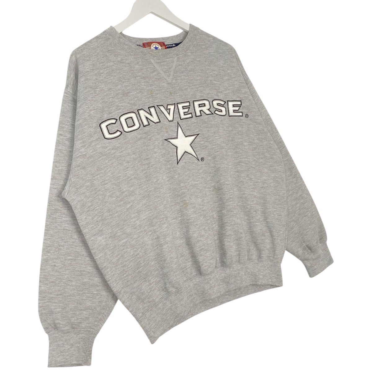 Vintage Vintage Converse Sweatshirt Crewneck Big Logo Size L Size US L / EU 52-54 / 3 - 3 Thumbnail