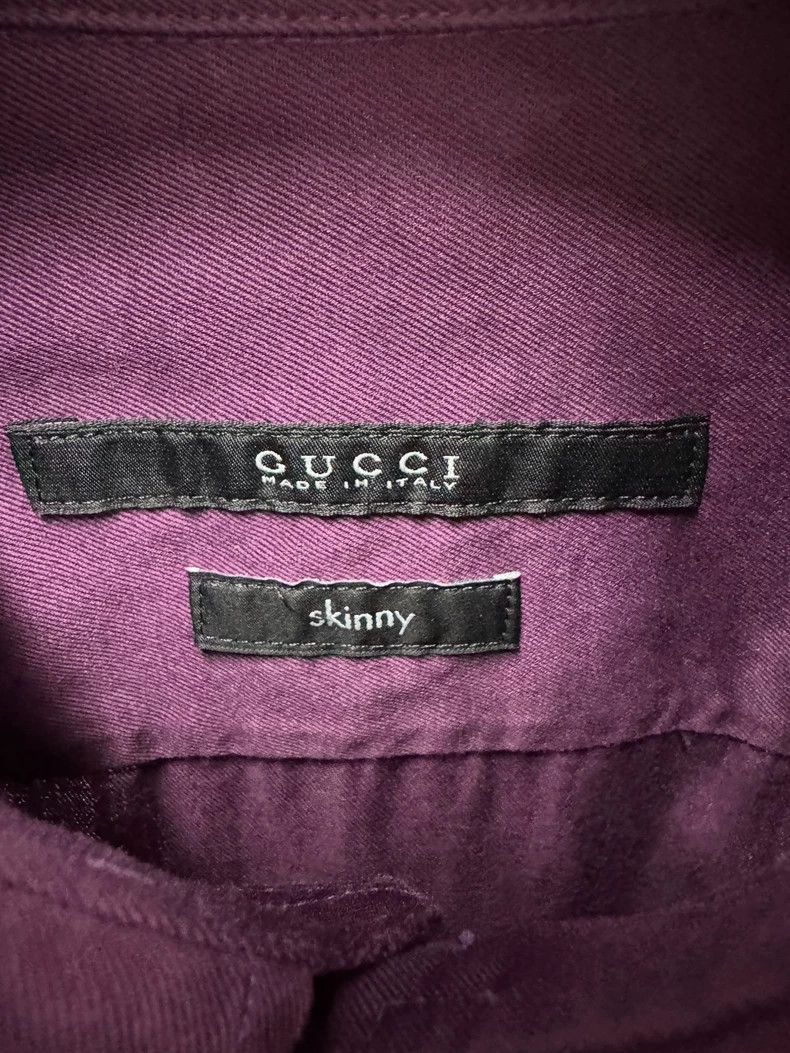 Gucci Gucci Size39 Double-pocket long-sleeved shirt Size US XXS / EU 40 - 3 Thumbnail