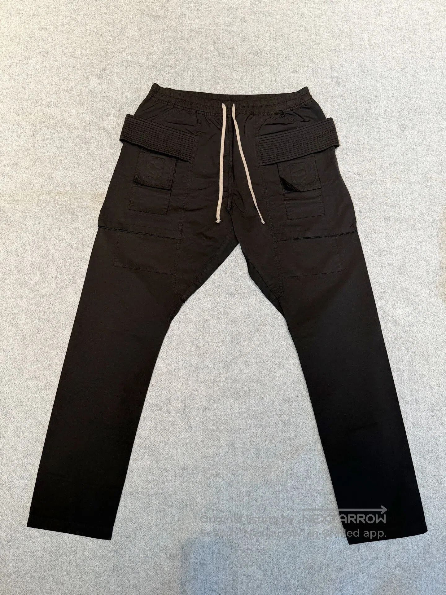 Rick Owens Drkshdw Rick Owens DRKSHDW Drawstring Drop-Crotch Pants. Size US 28 / EU 44 - 1 Thumbnail