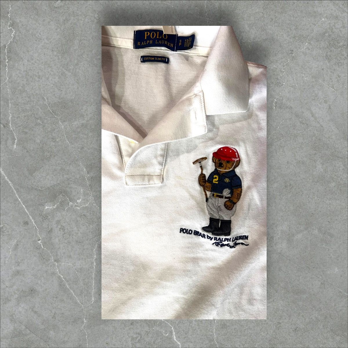 Polo Ralph Lauren White polo size S Ralph Lauren big pony tedy bear Size US S / EU 44-46 / 1 - 2 Thumbnail