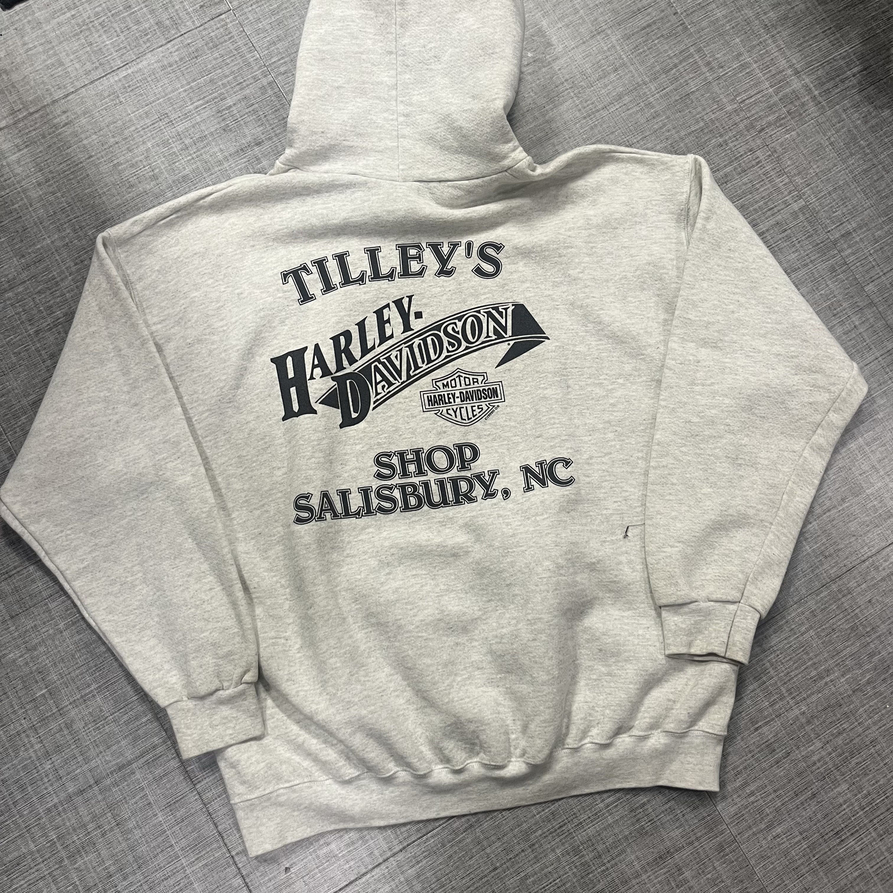 Harley Davidson × Vintage Crazy VTG 90s Harley Davidson Hoodie Size US XXL / EU 58 / 5 - 6 Thumbnail