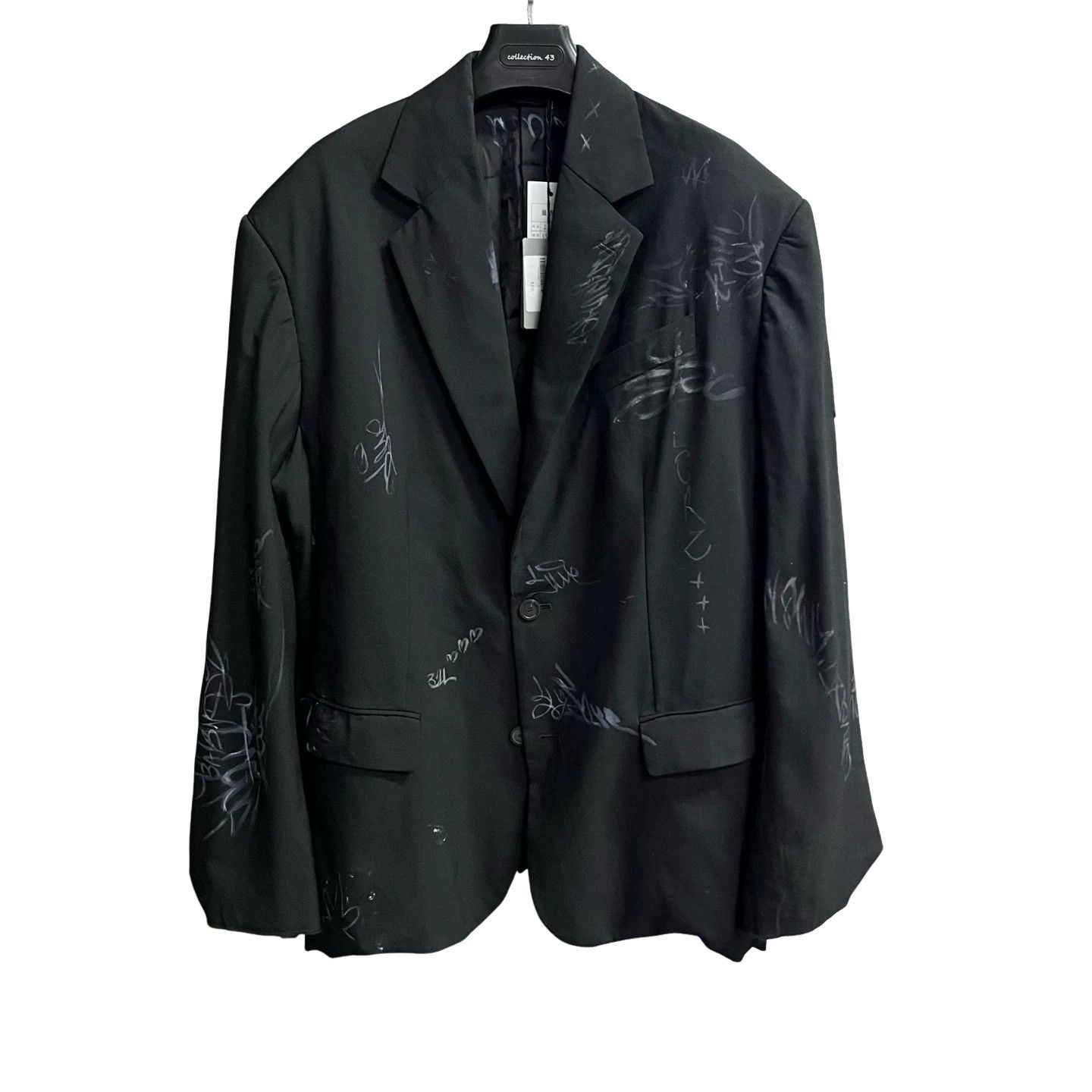 Balenciaga Balenciaga Graffiti Print Blazer Size 38R Size 38R - 1 Thumbnail