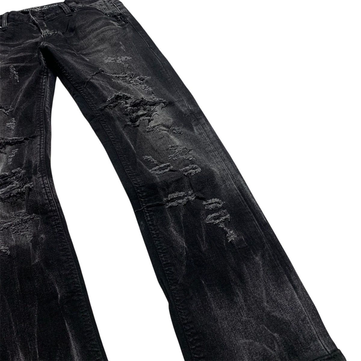 Japanese Brand Buckaroo Distressed Boro Faded Ifsix Vkeii Gothic Lgb Style Size US 31 - 2 Thumbnail