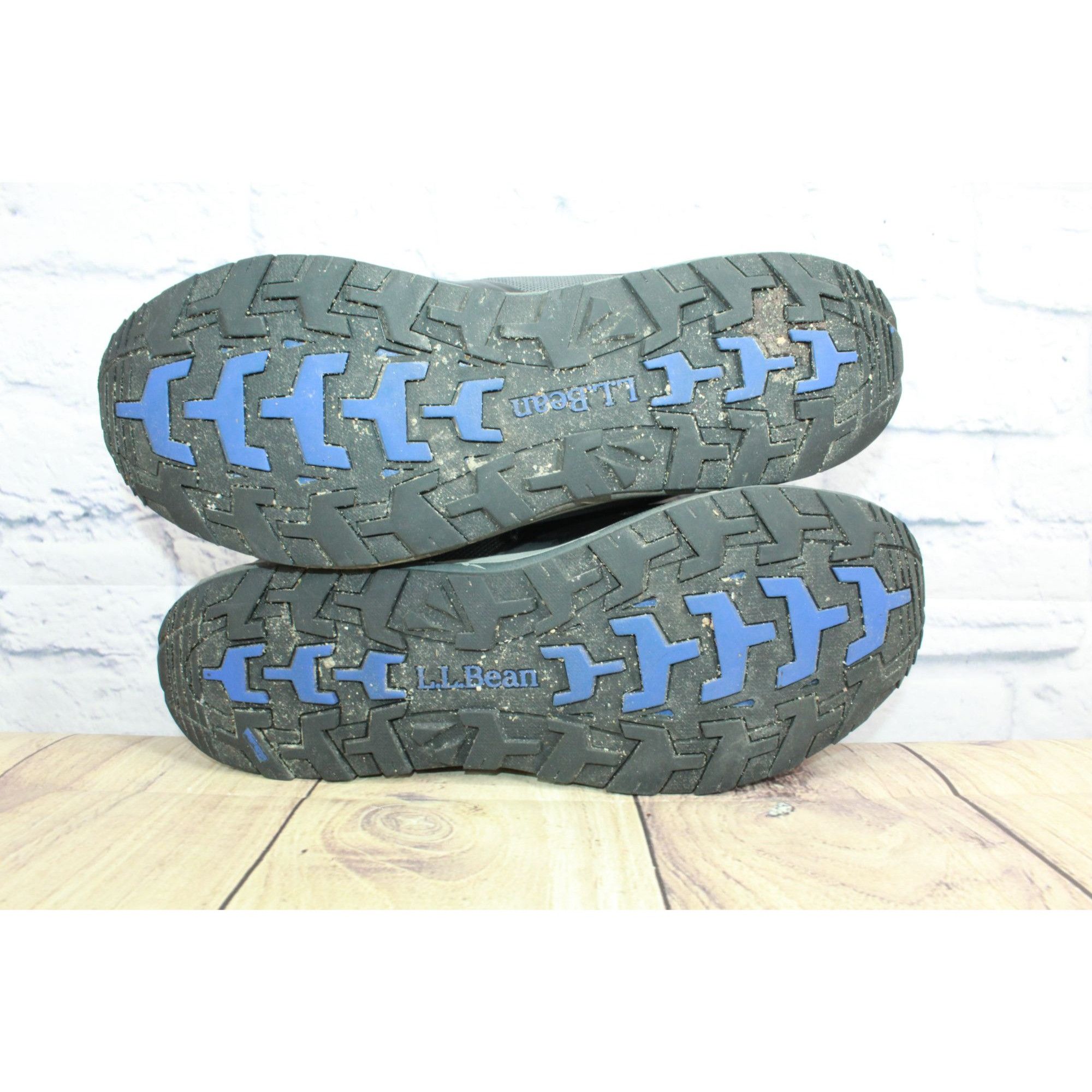 L.L. Bean LL Bean North Peak Trail Shoes Gray Mesh Lace Men's US 14 M Size US 14 / EU 47 - 10 Thumbnail