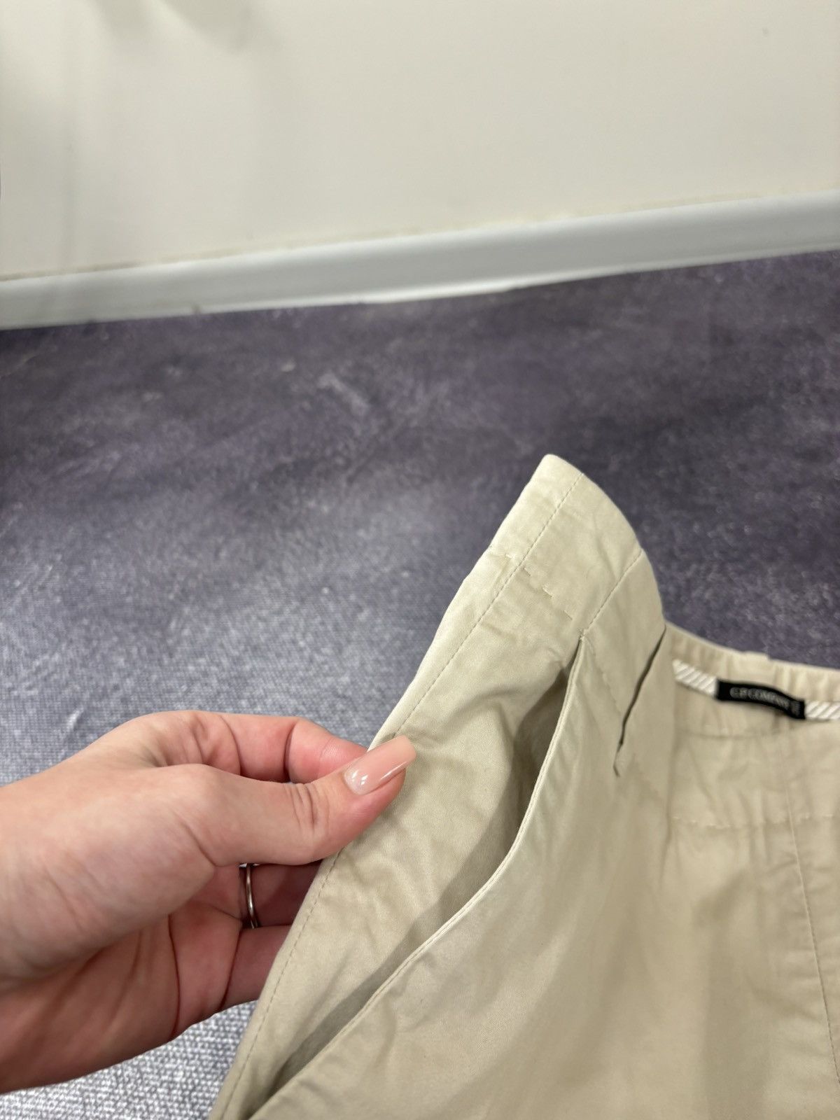 C.P. Company Vintage C.P. Company Women’s Luxury Cropped Pants Shorts Size 32" / US 10 / IT 46 - 7 Thumbnail