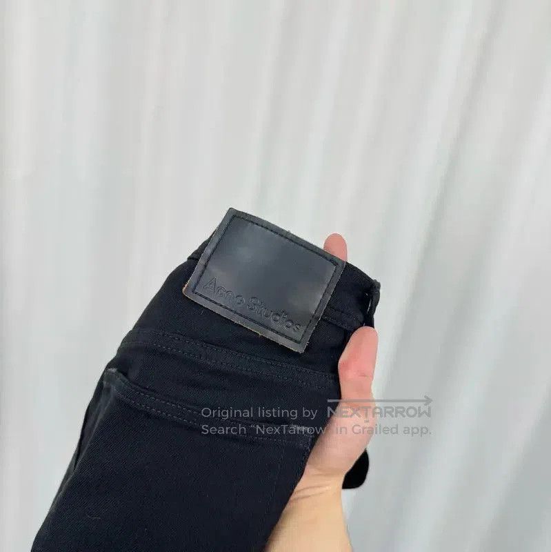 Acne Studios Acne Studios Black Denim Casual Pants for Men. Size US 27 - 5 Thumbnail