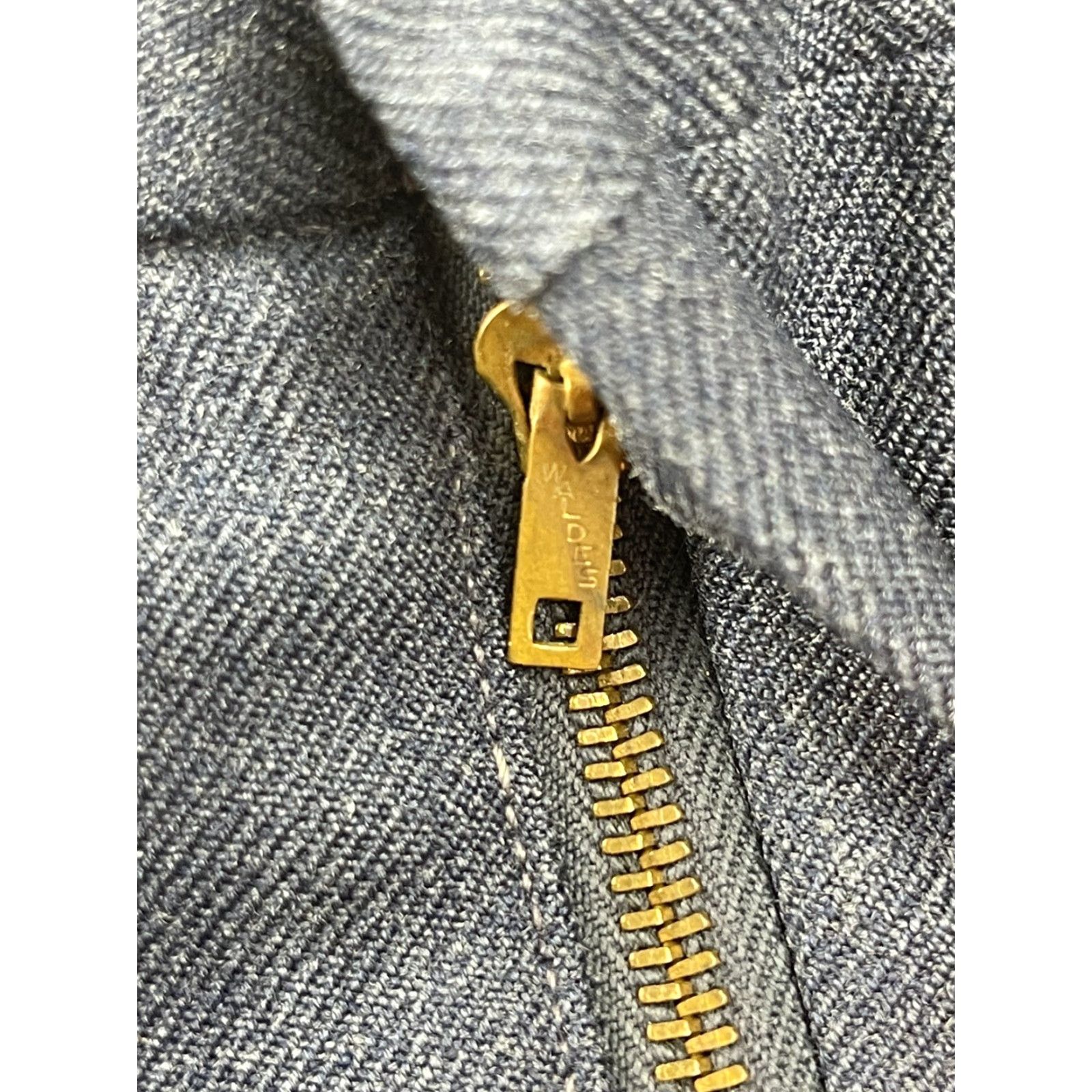 Denime VINTAGE Military Pants Blue Denim 34x31 USA 90s Rare Pockets Zip Fly Mens Size US 34 / EU 50 - 5 Thumbnail