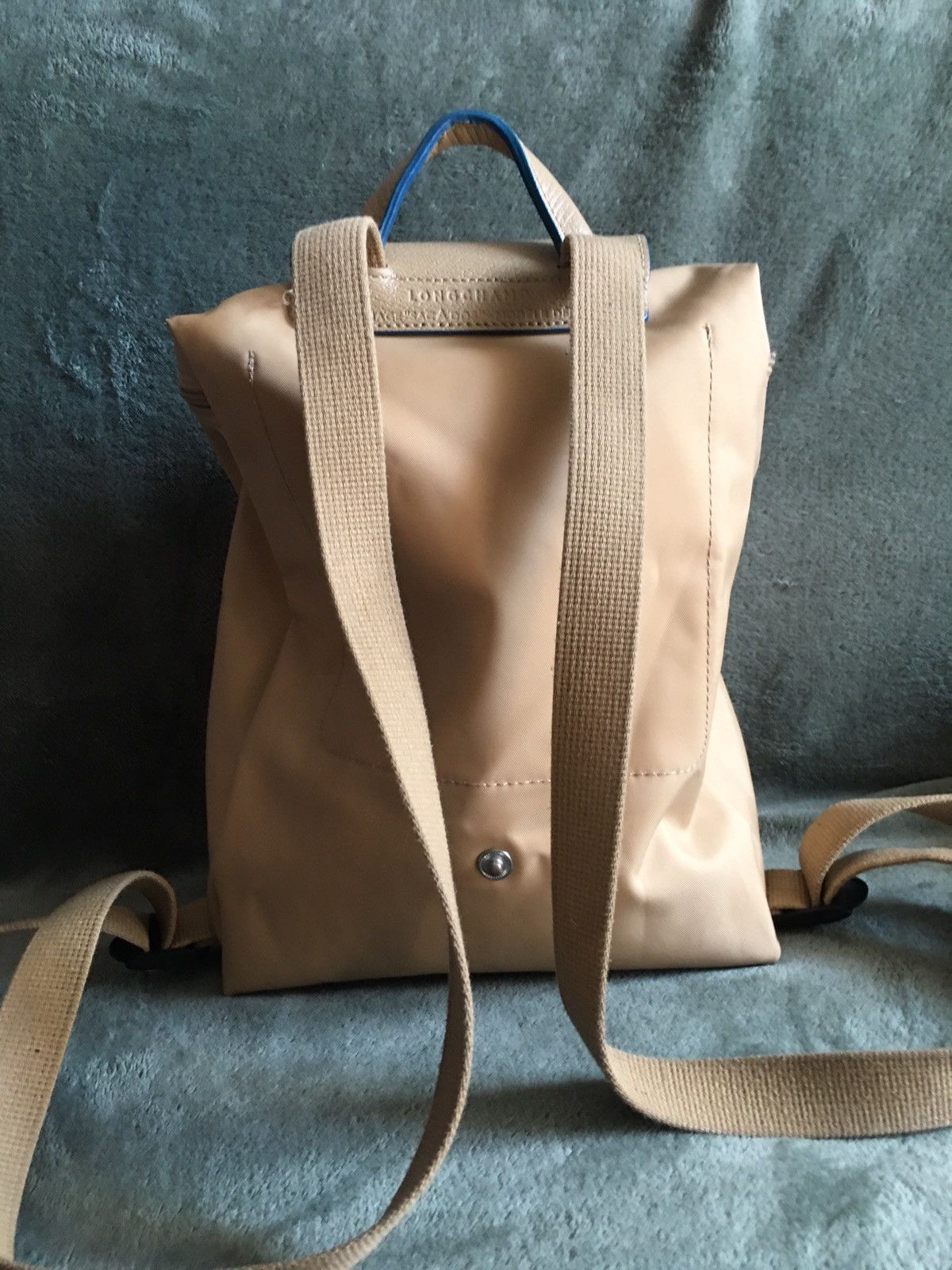 Longchamp Longchamp Le Pliage Club Beige Nylon Backpack Bag Size ONE SIZE - 6 Thumbnail