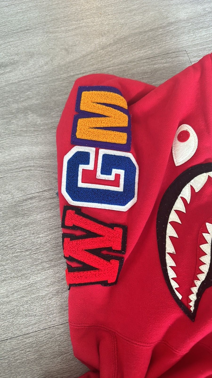 Bape A Bathing Ape Shark Hoodie Size US XL / EU 56 / 4 - 4 Thumbnail