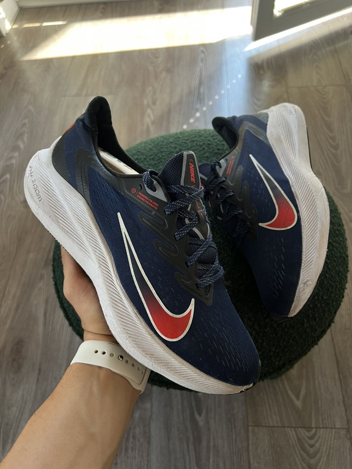 Japanese Brand × Nike ‼️Nike Running Zoom Winflo Fly Carbone Style Sneakers‼️ Size US 9.5 / EU 42-43 - 2 Thumbnail