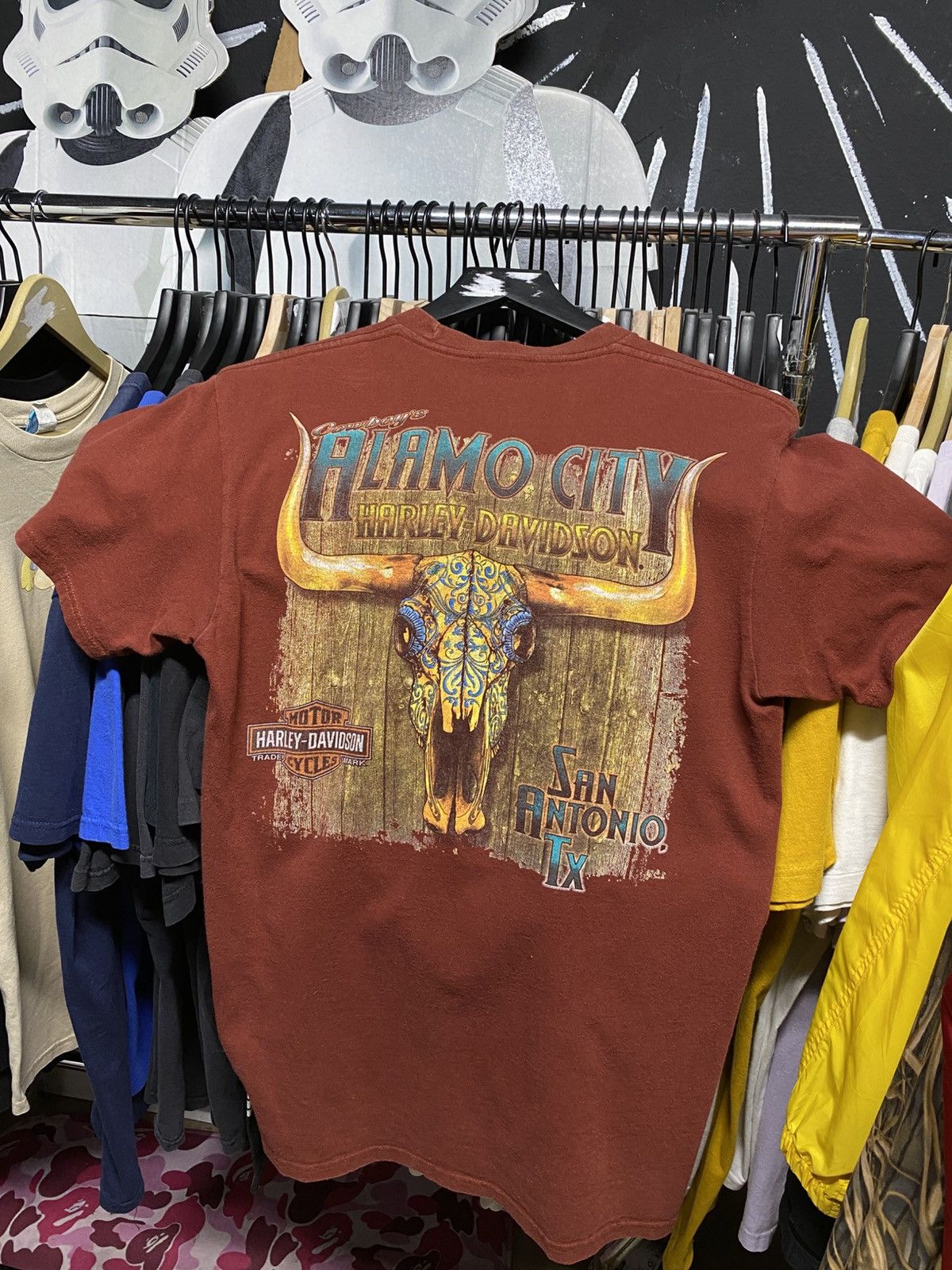 Vintage Harley Davidson Y2K Motorcycle Tribal Tee Shirt Medium Size US M / EU 48-50 / 2 - 1 Thumbnail