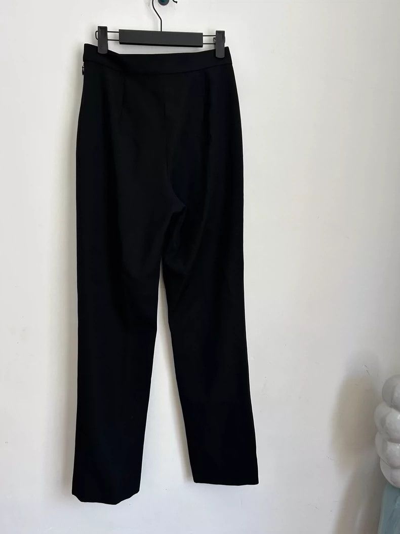 Balenciaga Balenciaga Black wool slacks pants 2501-Nextarrow Size 35" - 6 Thumbnail
