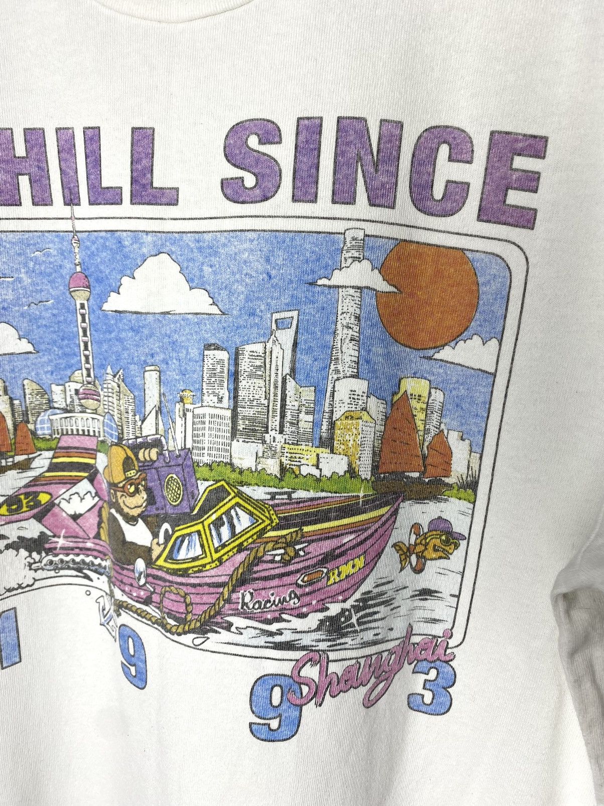 Cartoon Network Vintage 1993 Chill Since Racing Boat Sweatshirt Size US M / EU 48-50 / 2 - 4 Thumbnail