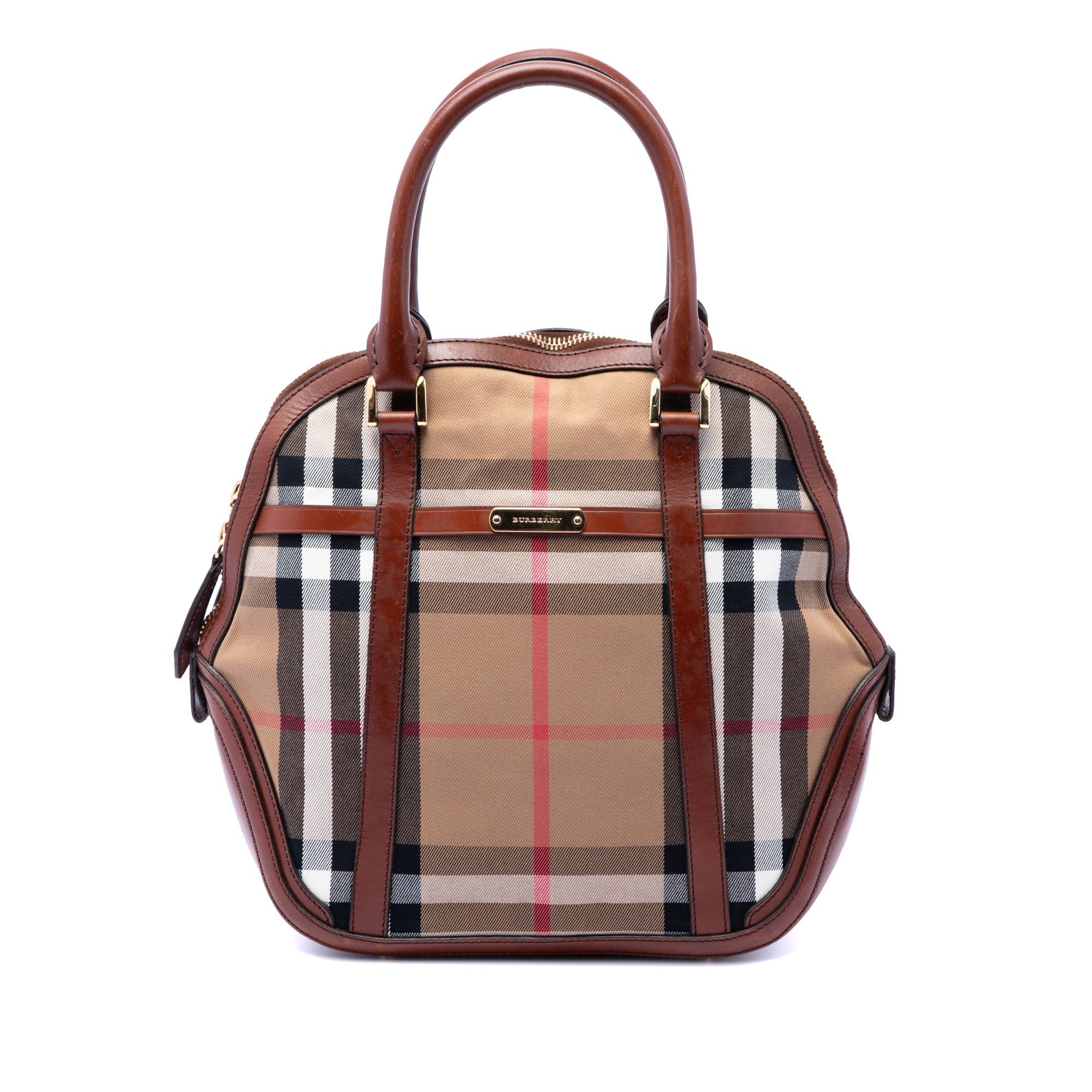 Burberry House Check Canvas Bridle Orchard Handbag Size ONE SIZE - 1 Thumbnail