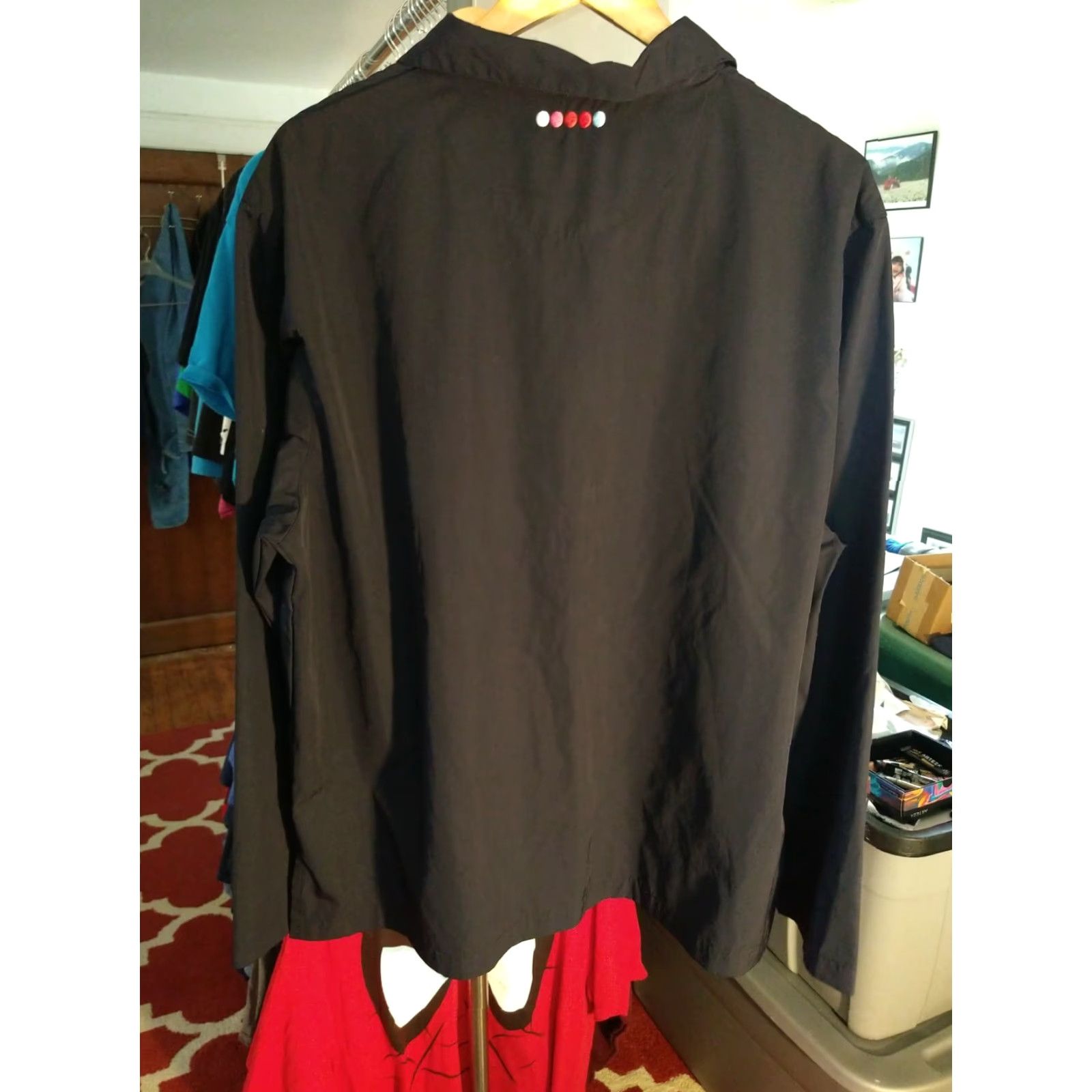 Coogi COOGI Windbreaker Jacket Long Sleeve Nylon Sample L Blue Men Size US L / EU 52-54 / 3 - 4 Thumbnail