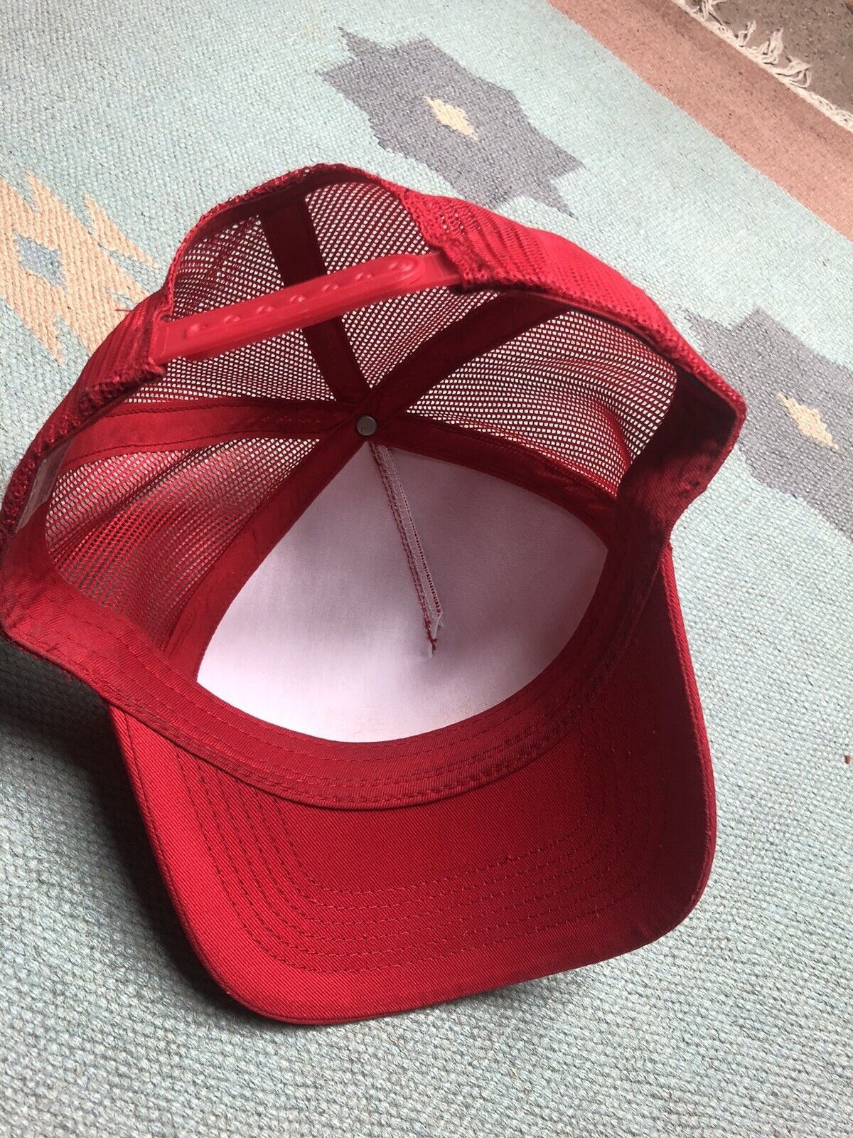 Bass Pro Shops × Vintage VTG Bass Pro Shops Trucker Hat Fishing Hunting Outdoor Red Size ONE SIZE - 5 Thumbnail