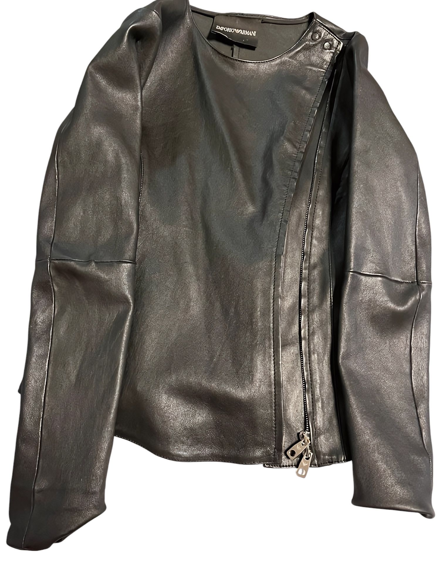 GIORGIO ARMANI イタリア製 lamb leather Armani × Emporio Armani × Giorgio Armani LAMB LEATHER