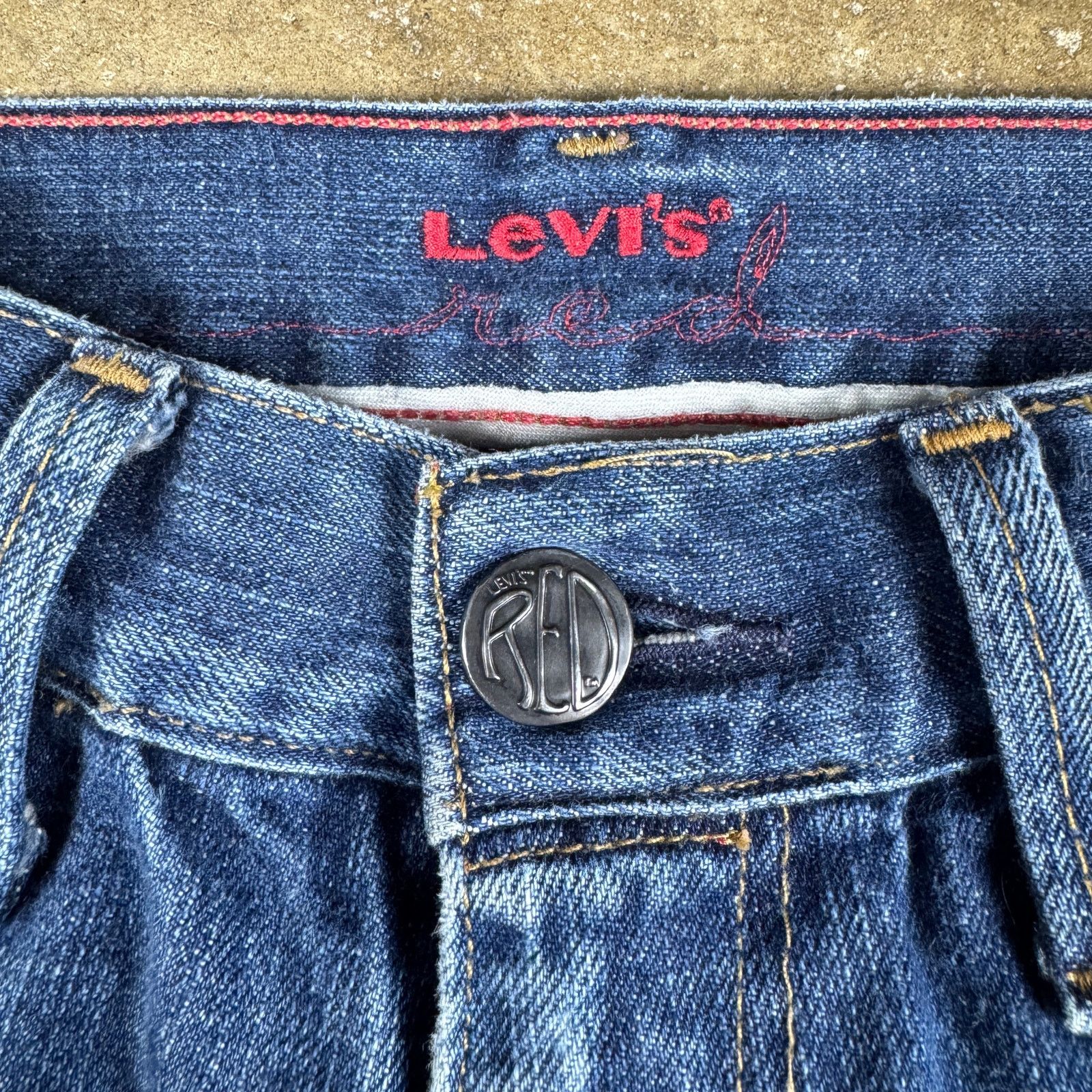 Levi's Levi’s Redline Straight Jeans Men’s 30x30 Dark Wash Vintage Size US 30 / EU 46 - 5 Thumbnail