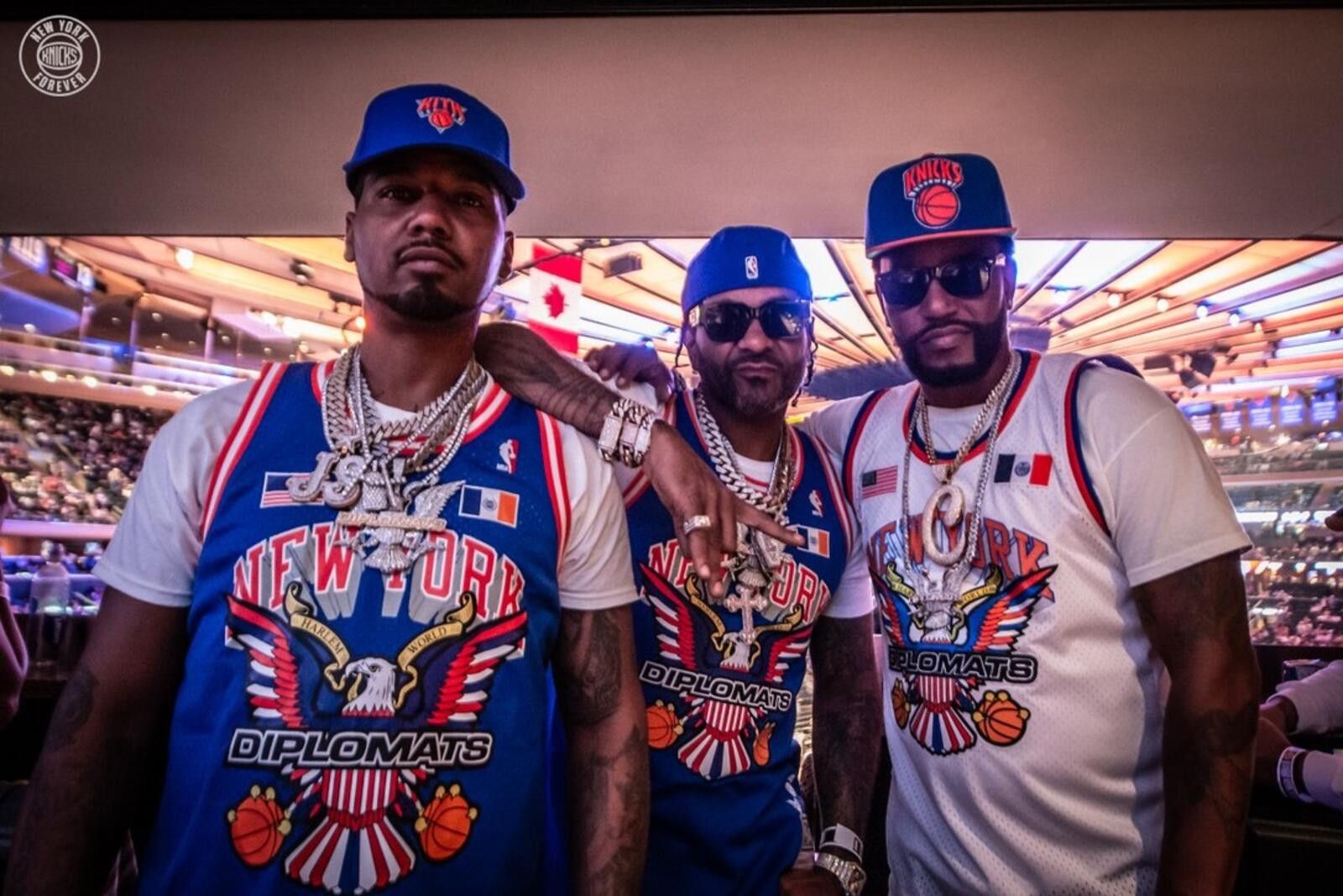 Mitchell & Ness Diplomats x Mitchell & Ness x Bleacher Report x NBA Knicks🔥 Size US XXL / EU 58 / 5 - 2 Thumbnail