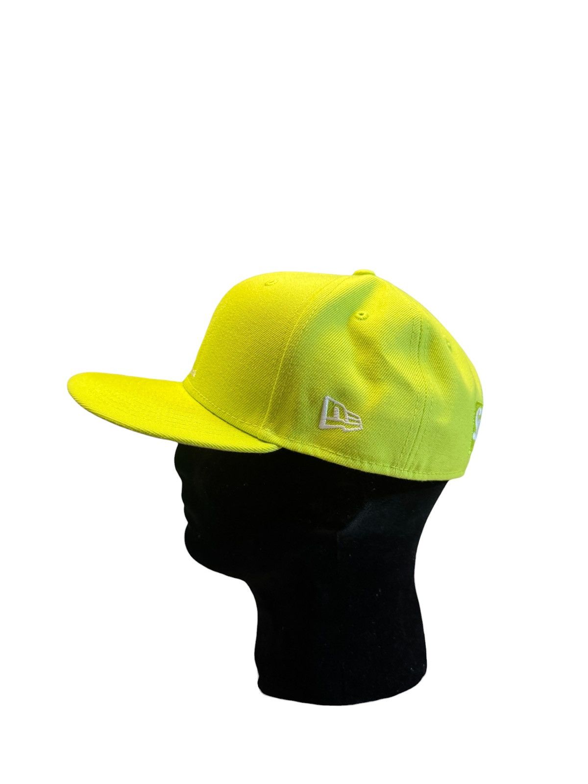 Supreme Supreme New Era Reverse Box Logo Hat Bright Yellow Size ONE SIZE - 4 Thumbnail
