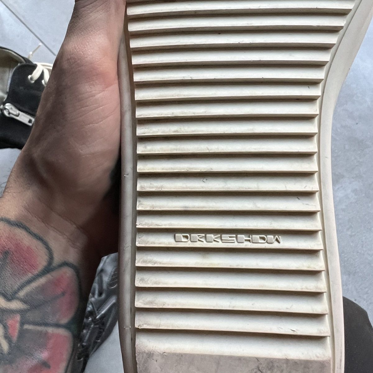 Rick Owens × Rick Owens Drkshdw (Last Drop) Rick Owens Wrap Ramones Size US 9 / EU 42 - 12 Thumbnail