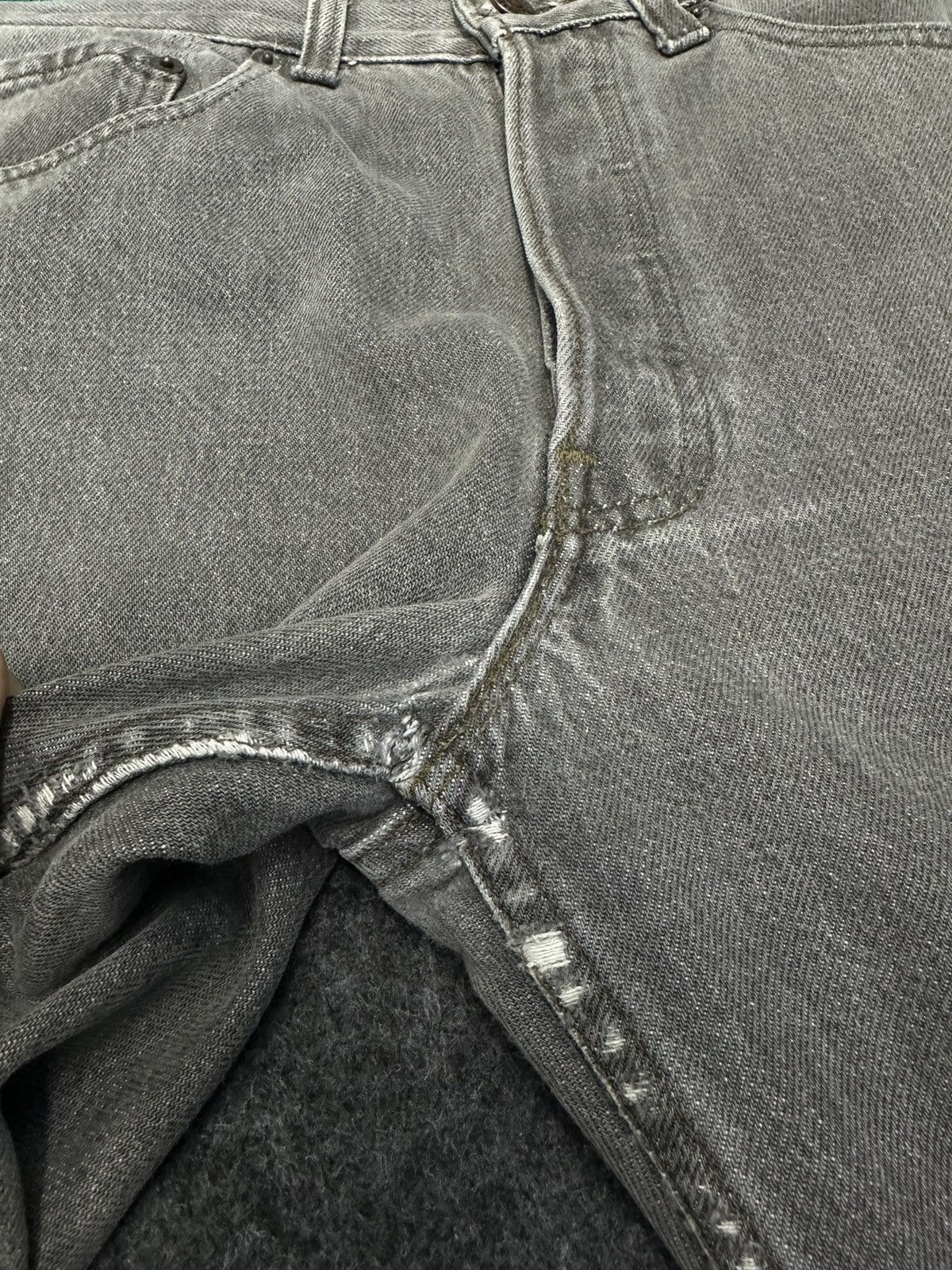 Levi's Vintage 90s Levi’s 501 Usa Grey Faded Denim F35 Size US 30 / EU 46 - 12 Thumbnail