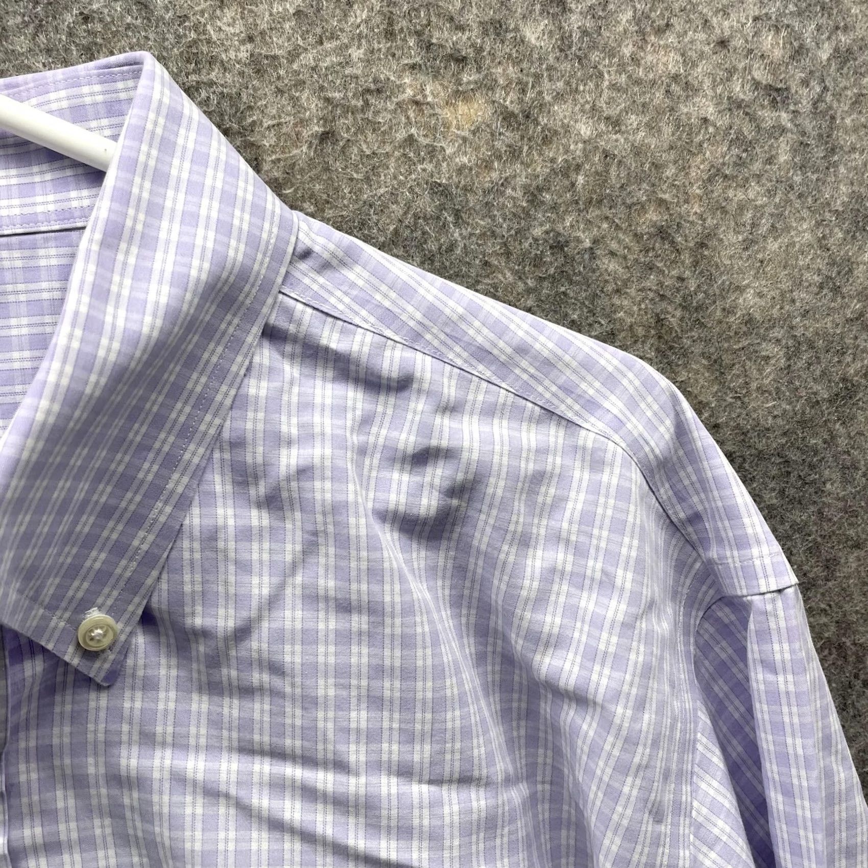 Brooks Brothers VINTAGE Brooks Brothers Shirt Men 17 35 Check Purple Casual Button-Down Madison Preppy Size US XL / EU 56 / 4 - 5 Thumbnail