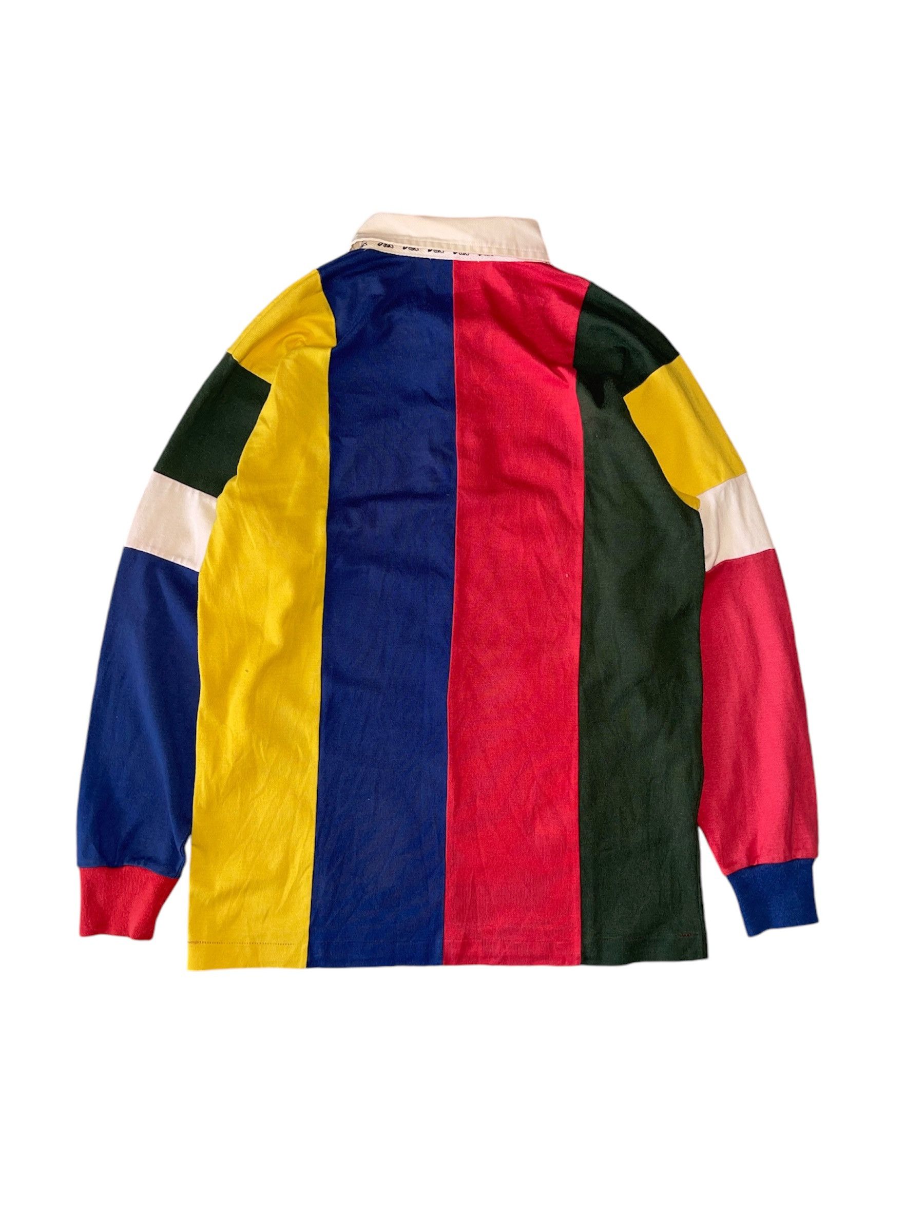 Asics × Japanese Brand × Vintage Vintage 90s Asics Polo Rugby Shirt Size US L / EU 52-54 / 3 - 2 Thumbnail