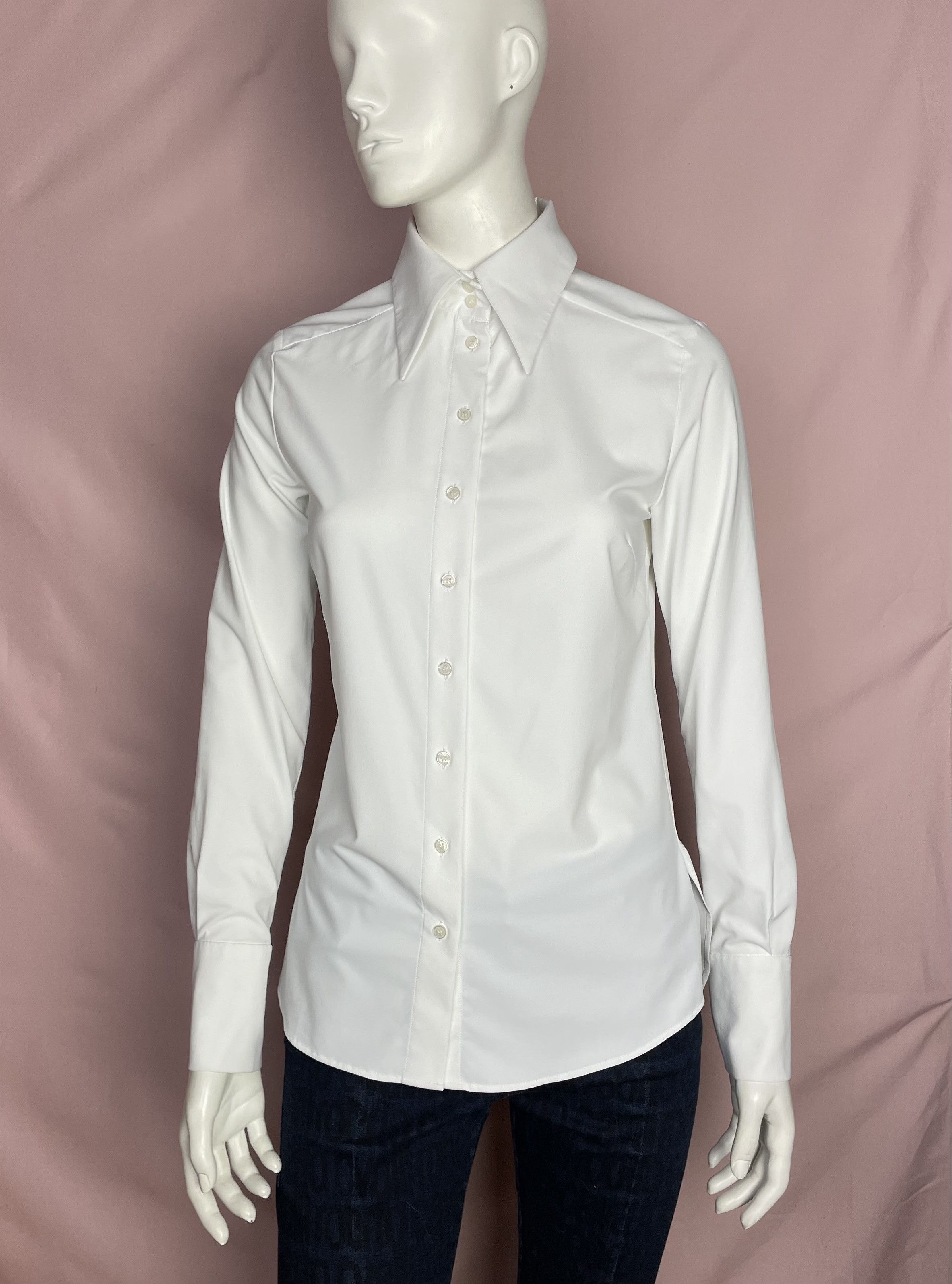 Japanese Brand Ina Kess ORLOV White Shirt Blouse Size XXS/XS Size XS / US 0-2 / IT 36-38 - 3 Thumbnail