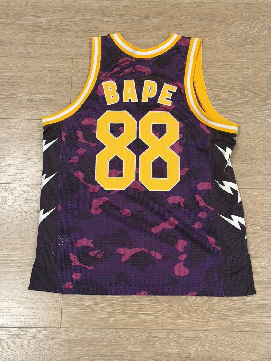Bape Bape jersey purple Size US XL / EU 56 / 4 - 2 Thumbnail