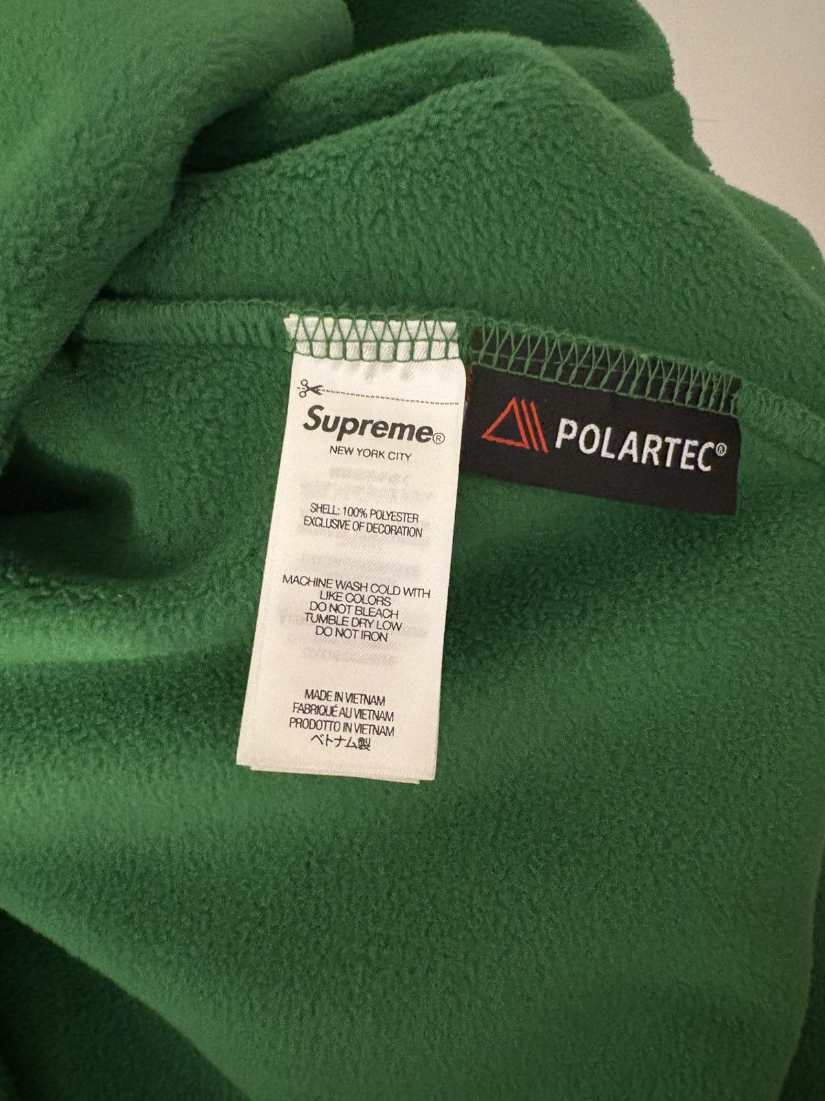 Supreme Supreme Polartec half zip face mask hoodie Size US L / EU 52-54 / 3 - 5 Thumbnail