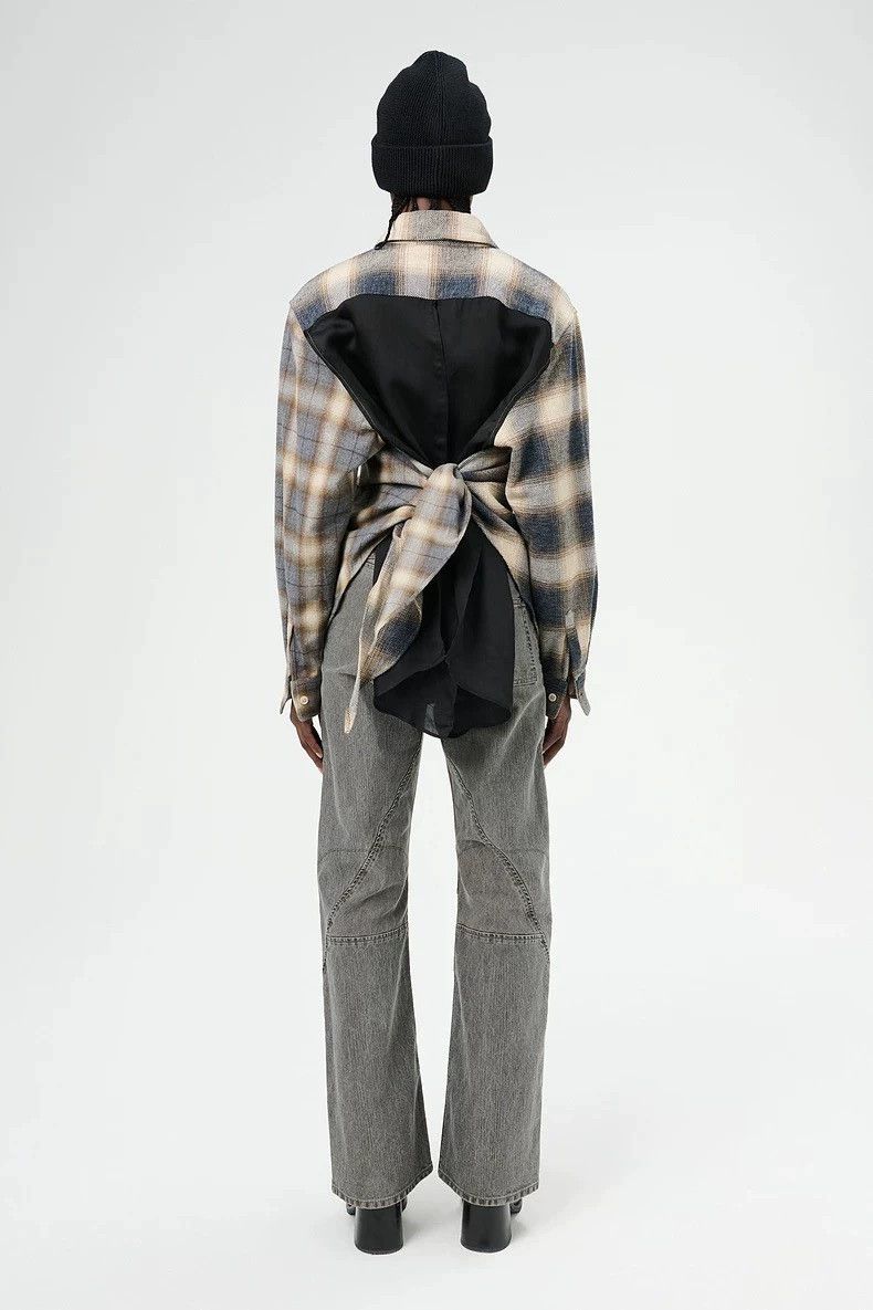 Our Legacy Our Legacy size32 Grain-cotton shirt with plaid Size S / US 4 / IT 40 - 2 Thumbnail