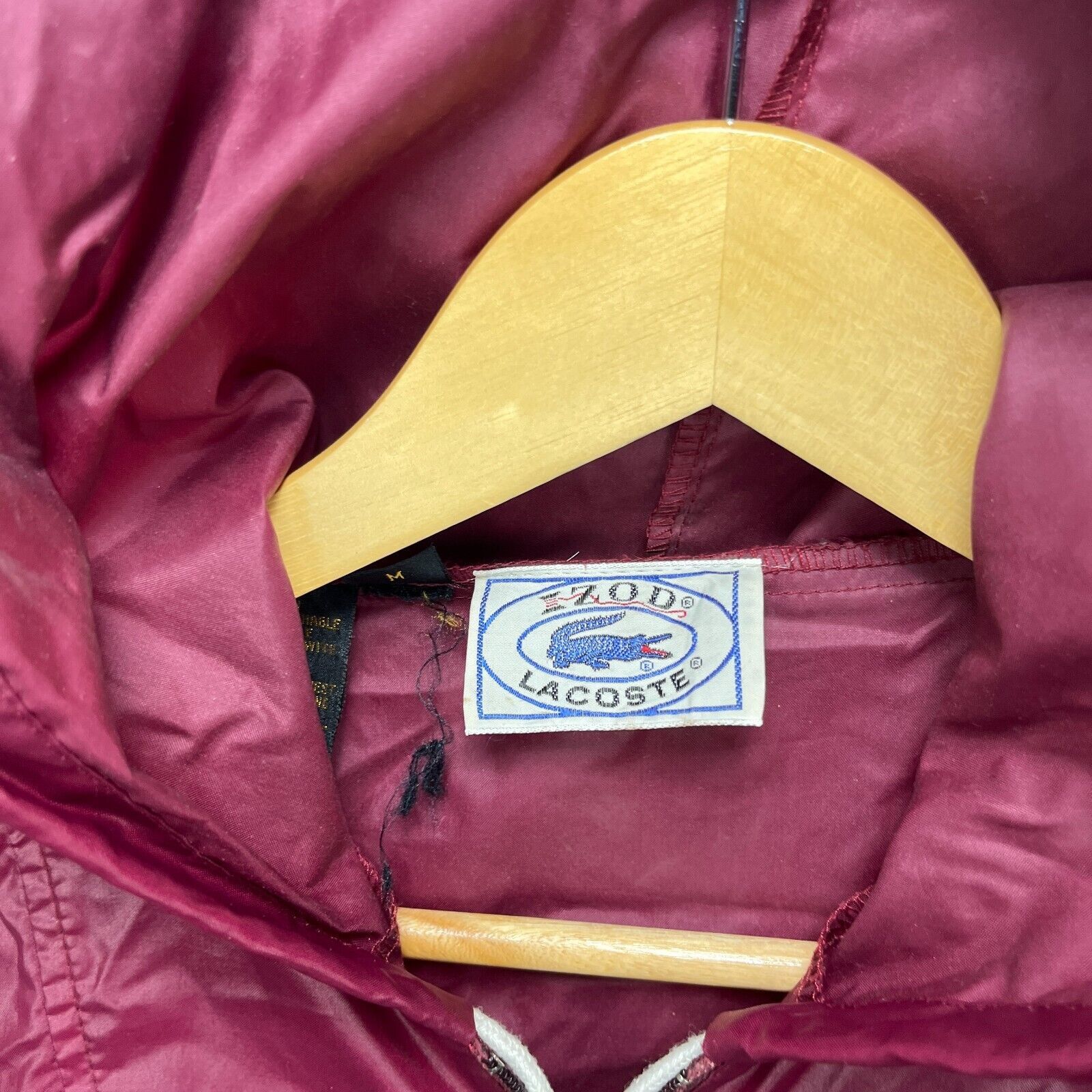 Lacoste × Vintage Vintage 90s Lacoste Anorak Windbreaker Jacket Medium Size US M / EU 48-50 / 2 - 4 Thumbnail
