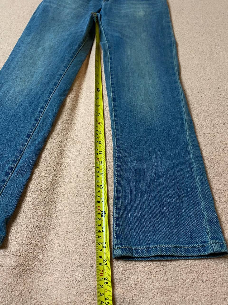 Lee × Vintage RARE Distressed Vintage Y2K Baggy Dirty Jeans Size 26" / US 2 / IT 38 - 16 Thumbnail