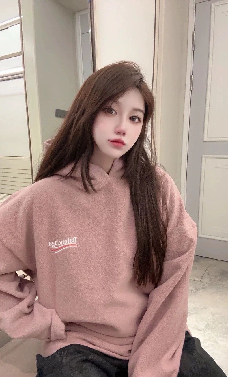 Balenciaga Balenciaga Pink coke sea wave hooded sweater Size US M / EU 48-50 / 2 - 6 Thumbnail