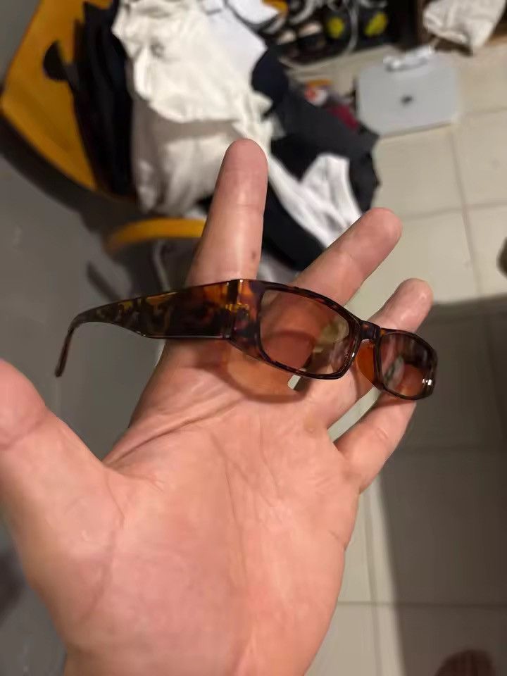 Japanese Brand Cyber-Shield Sunglasses – Wraparound Y2K Gorpcore Shades Size ONE SIZE - 2 Thumbnail