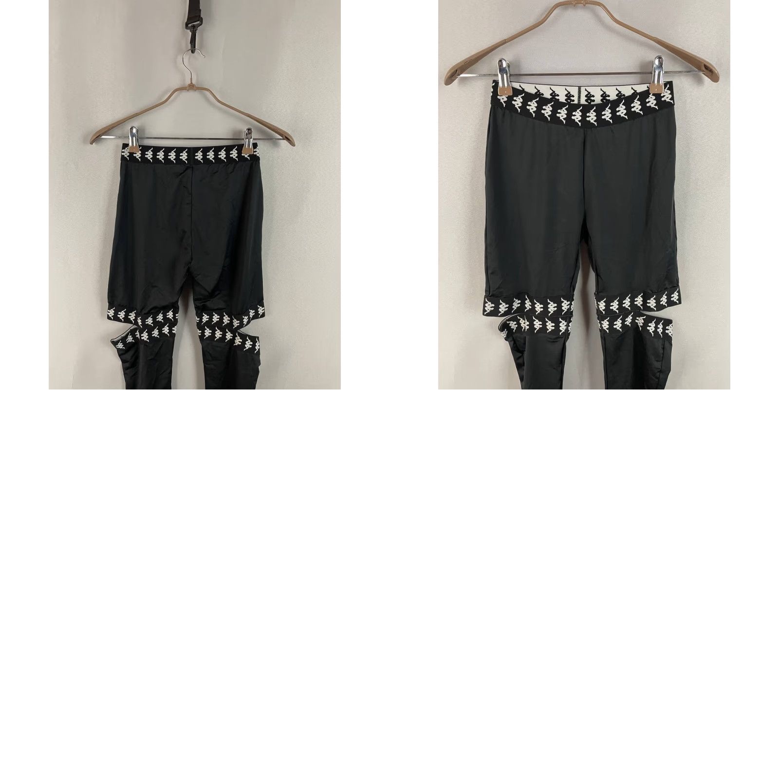 Kappa Kappa Leggings Womens Bandа Cut Out Nylon Polyester Black Size M Modern Sports & Yoga Size 32" / US 10 / IT 46 - 8 Thumbnail