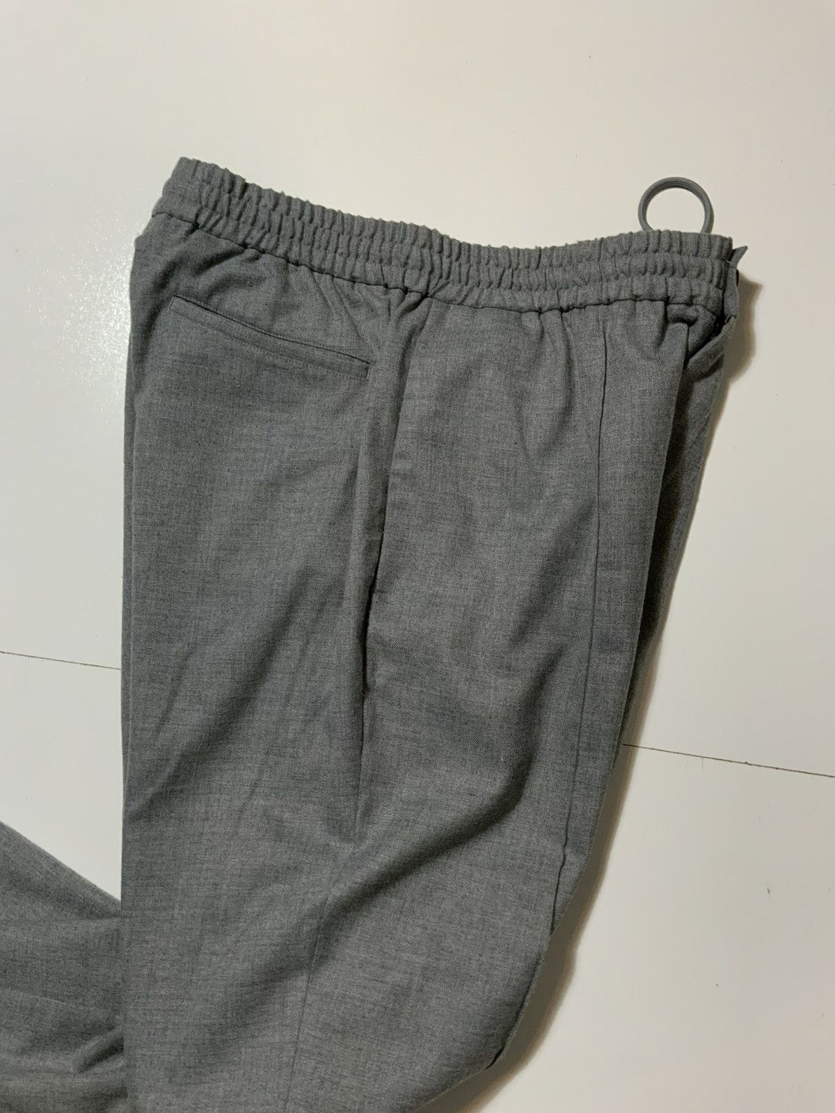 Designer Maison Noir Son Of The Seventh Pleated Gray Trouser Pants Size US 32 / EU 48 - 7 Thumbnail