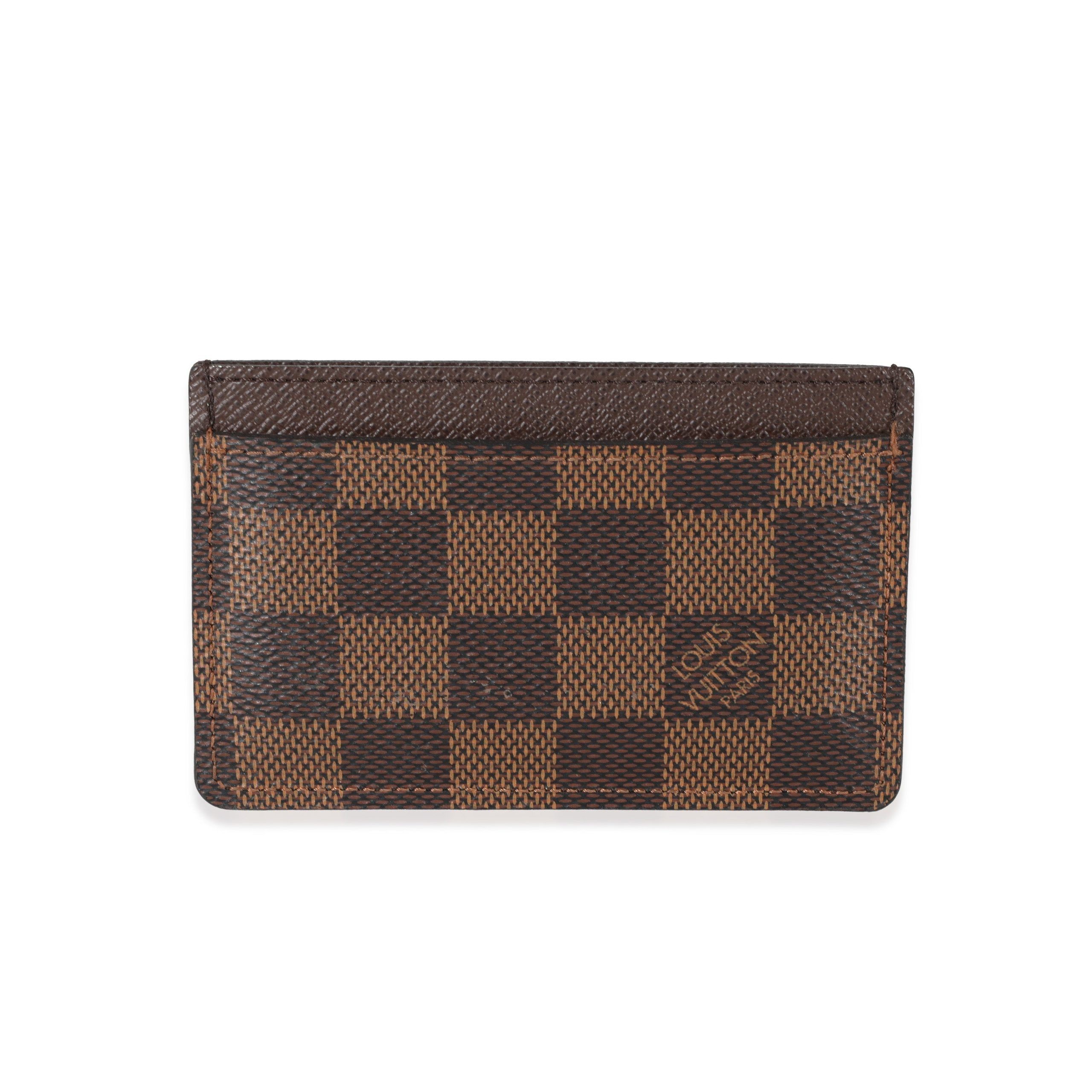 Louis Vuitton Damier Ebene Canvas Card Holder