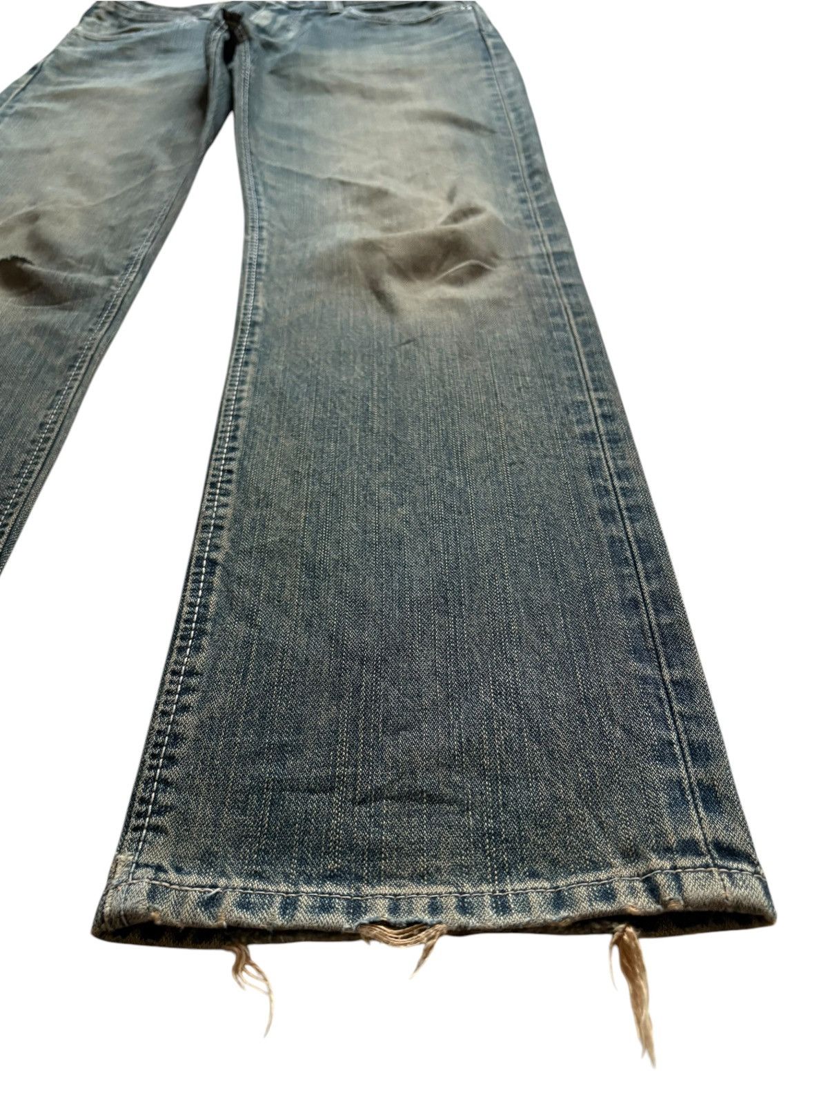Wrangler Vintage Wrangler Mud Wash Distressed Loose Jeans Size US 32 / EU 48 - 7 Thumbnail