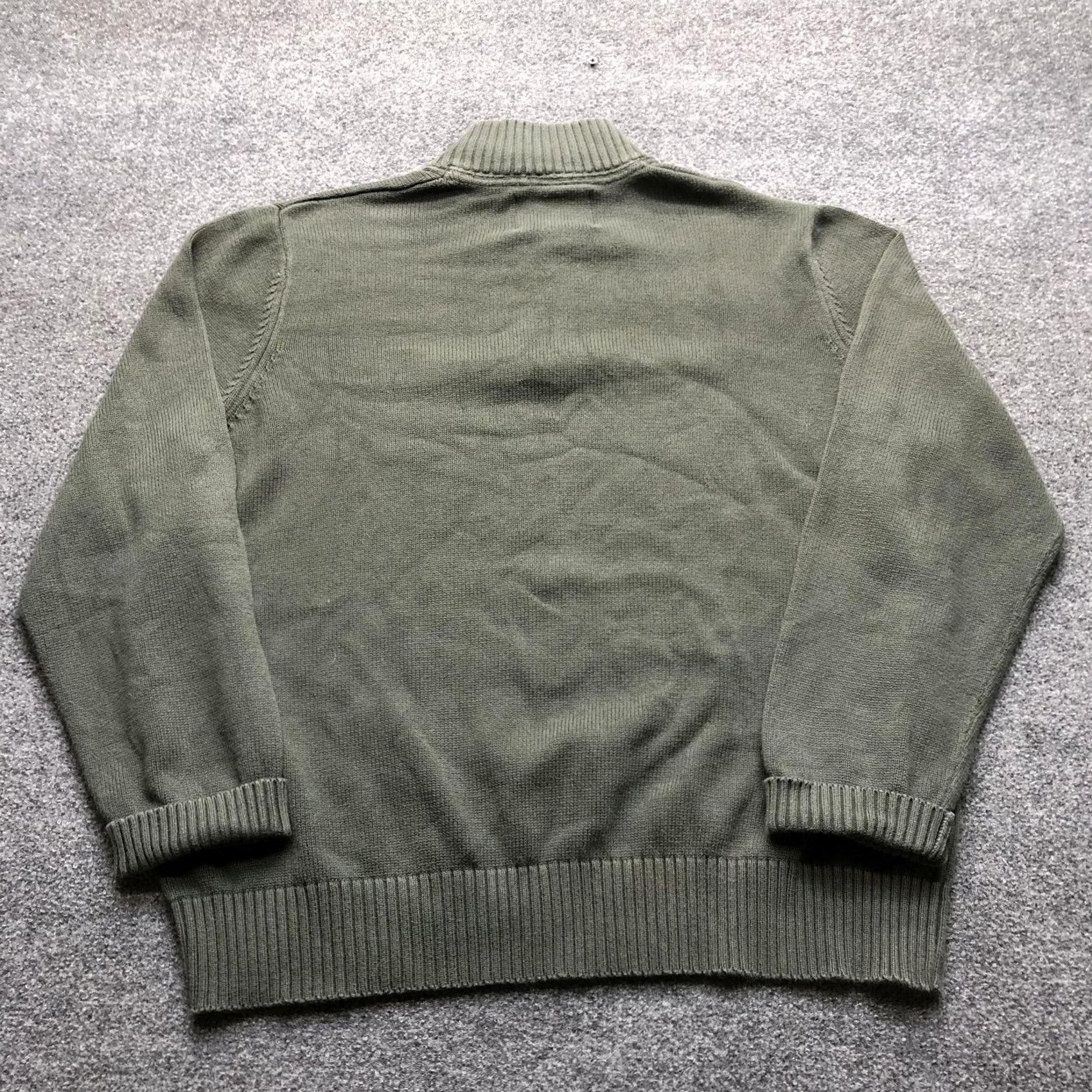 Eddie Bauer Eddie Bauer Sweater Mens 2XL Green 1/4 Zip Mock Neck Knit Pullover Long Sleeve Size US XXL / EU 58 / 5 - 7 Thumbnail