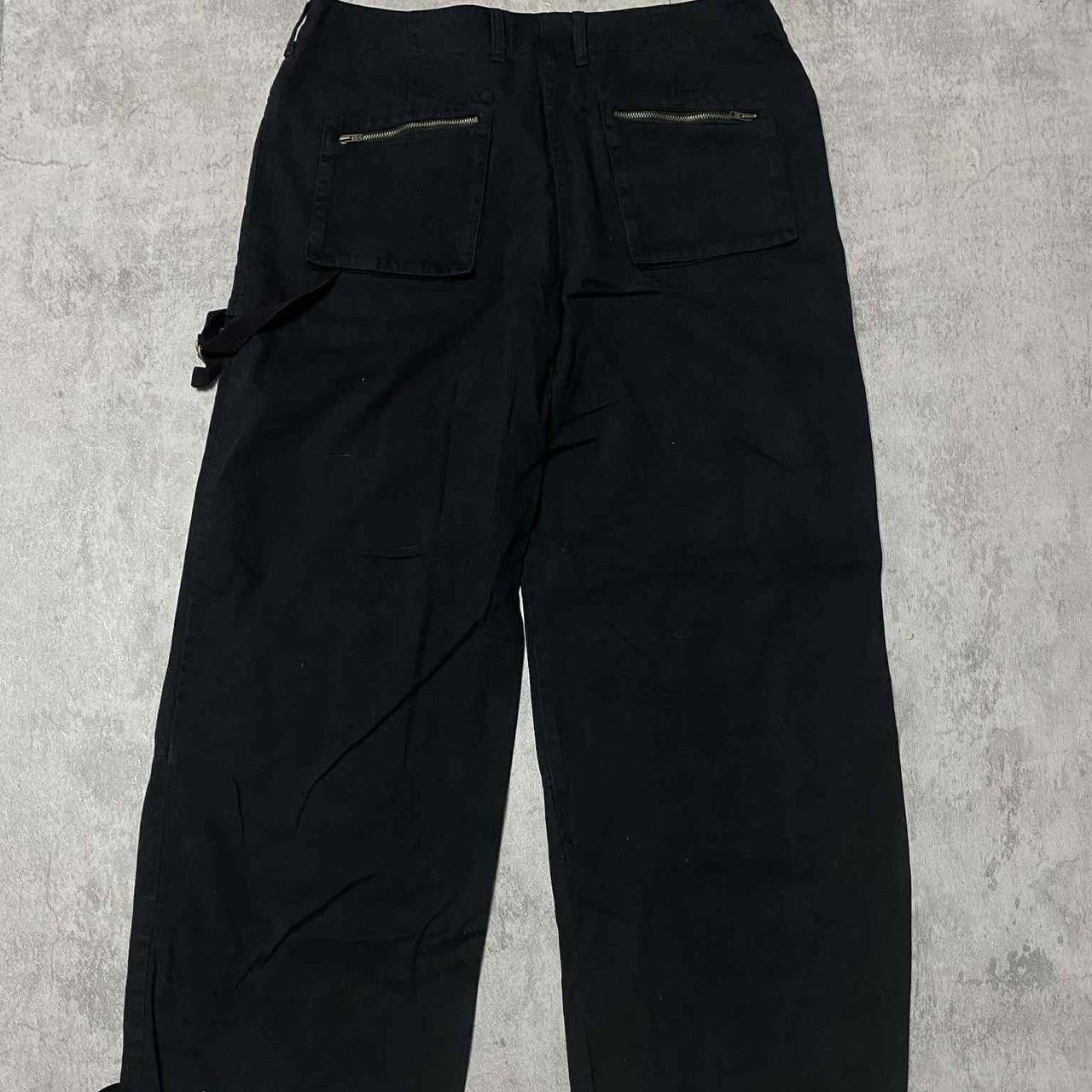 Other Black cargo pants with adjustable waist #cargopants Size US 34 / EU 50 - 1 Thumbnail
