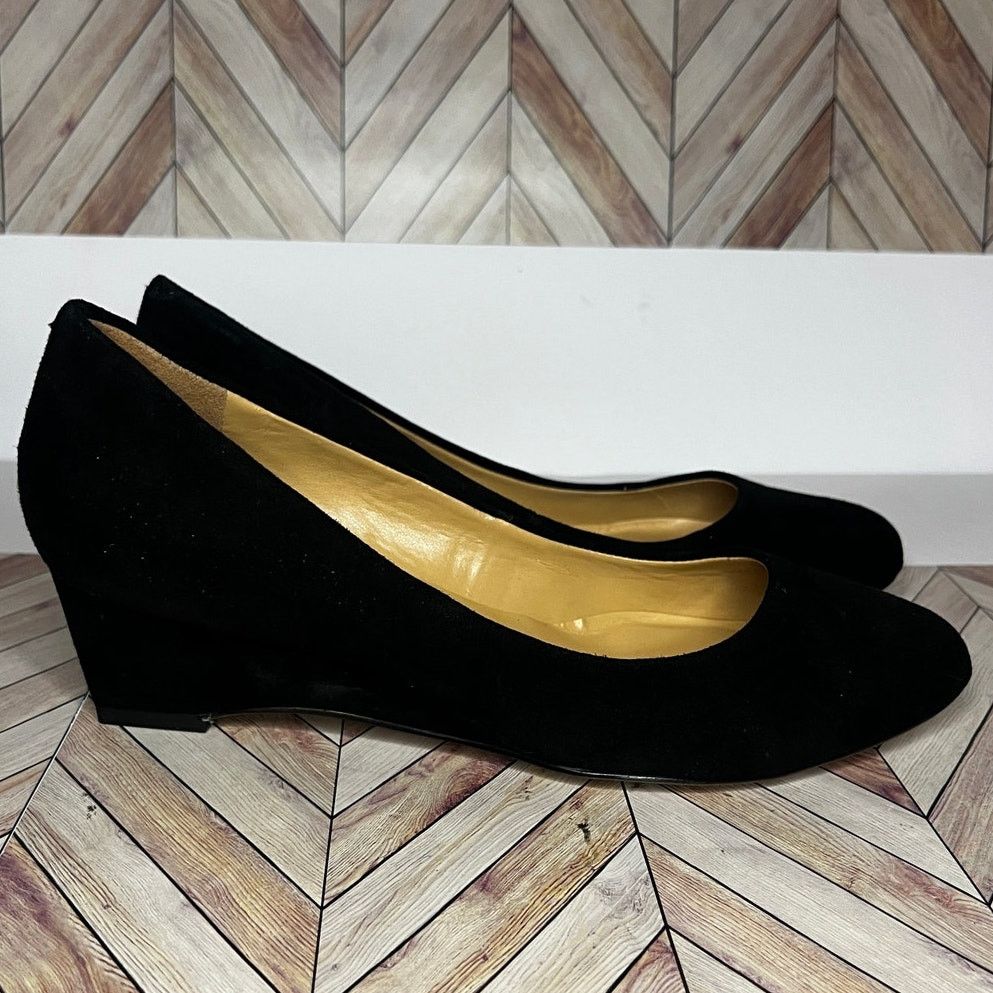 Other Talbots Suede Wedge Heel Pumps Brown Women's Size 6.5M Size US 6.5 / IT 36.5 - 2 Thumbnail