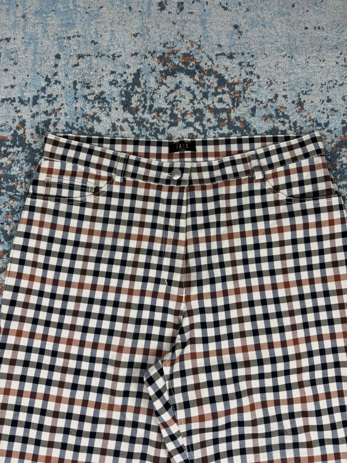 DAKS × Vintage Vintage y2k Daks London pattern checked pants straight fit Size US 32 / EU 48 - 7 Thumbnail