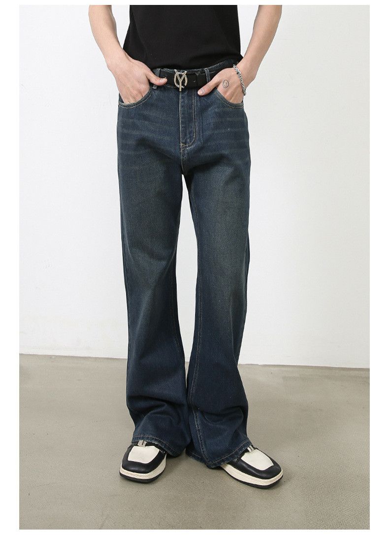 Japanese Brand × Jean Versatile casual high loose straight flared jeans Size US 32 / EU 48 - 4 Thumbnail