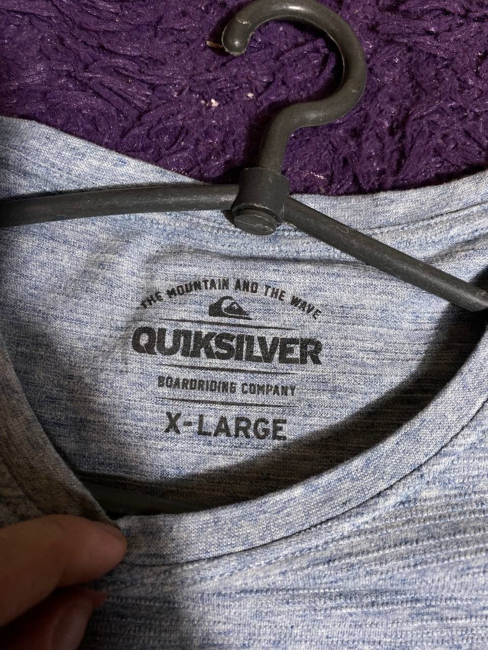 Quiksilver × Vintage 90s Quiksilver Faded Y2K Center Big Logo Rare T-Shirt Size US XL / EU 56 / 4 - 2 Thumbnail