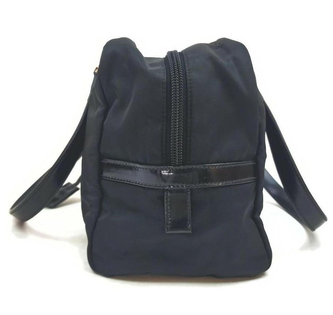 Prada Authentic PRADA Black Nylon Tessuto Boston Bag Size ONE SIZE - 2 Thumbnail