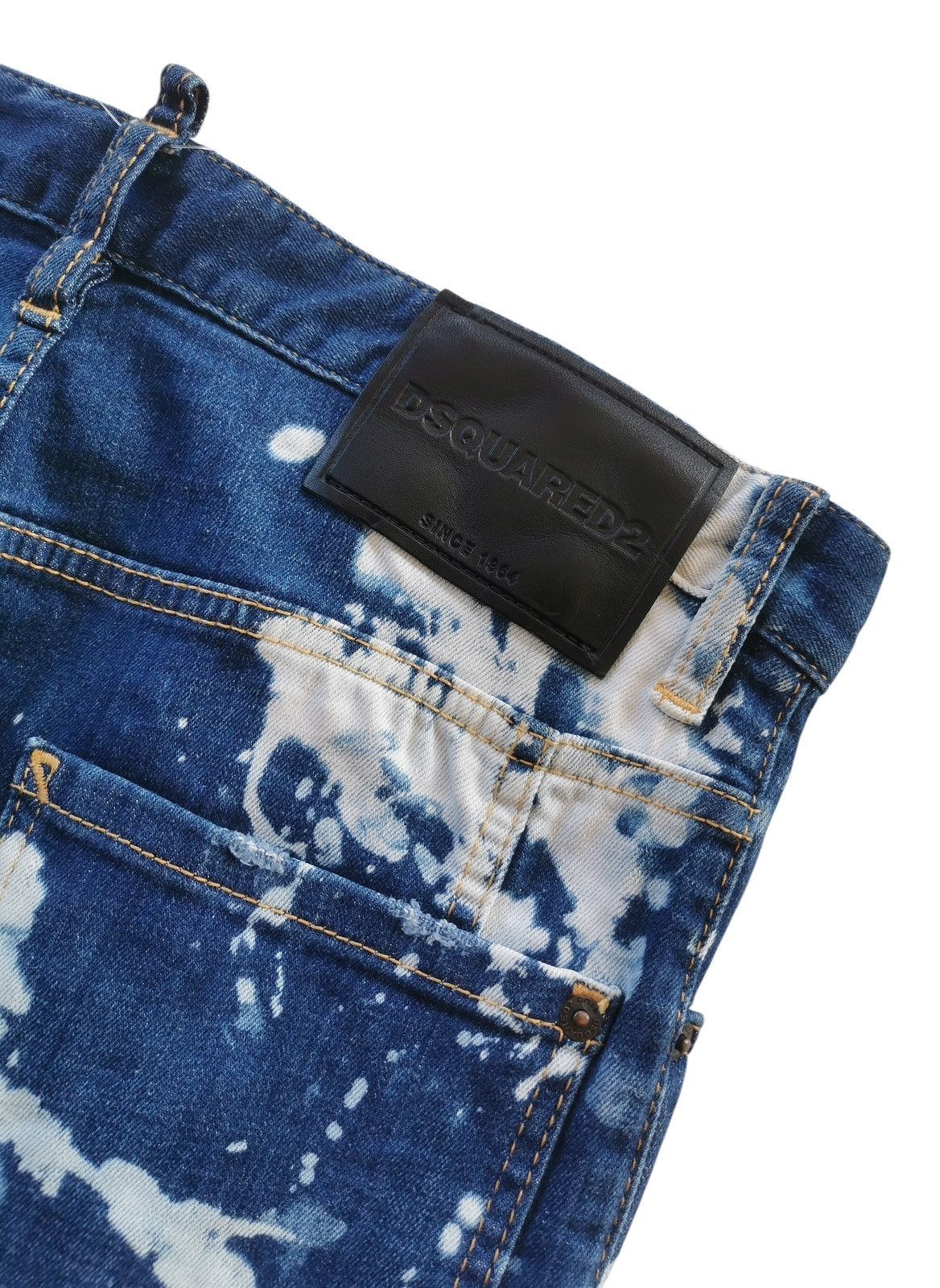 Dsquared2 Dsquared2 Splattered Denim Jeans Size US 32 / EU 48 - 6 Thumbnail